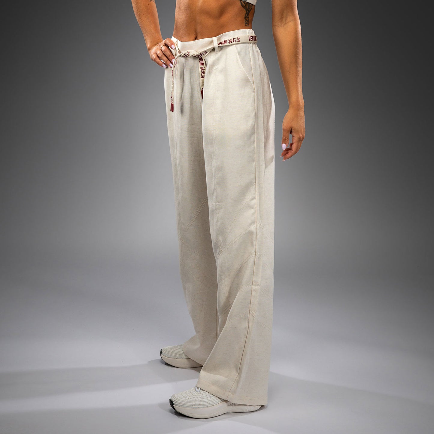 Venum Serpenti Women’s Pants - Ivory/Burgundy