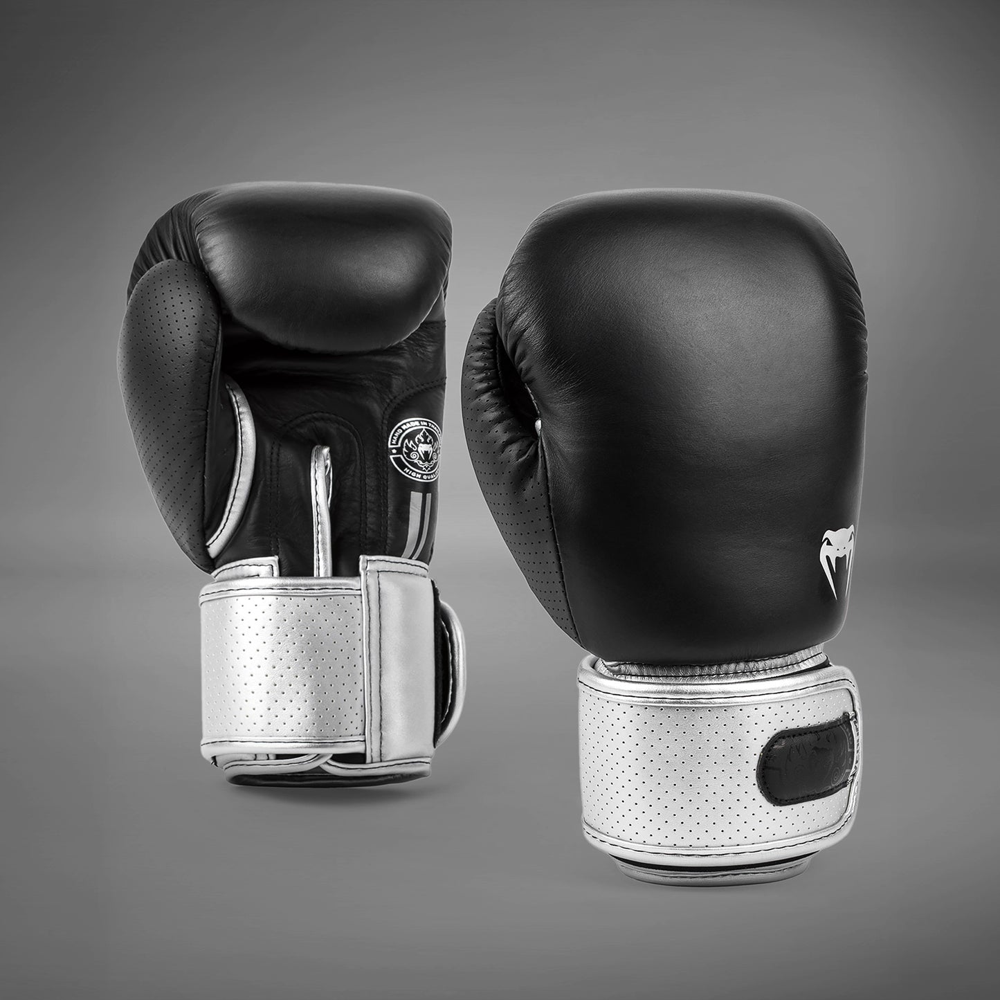 Venum Power 2.0 Boxing Gloves - Black/Silver
