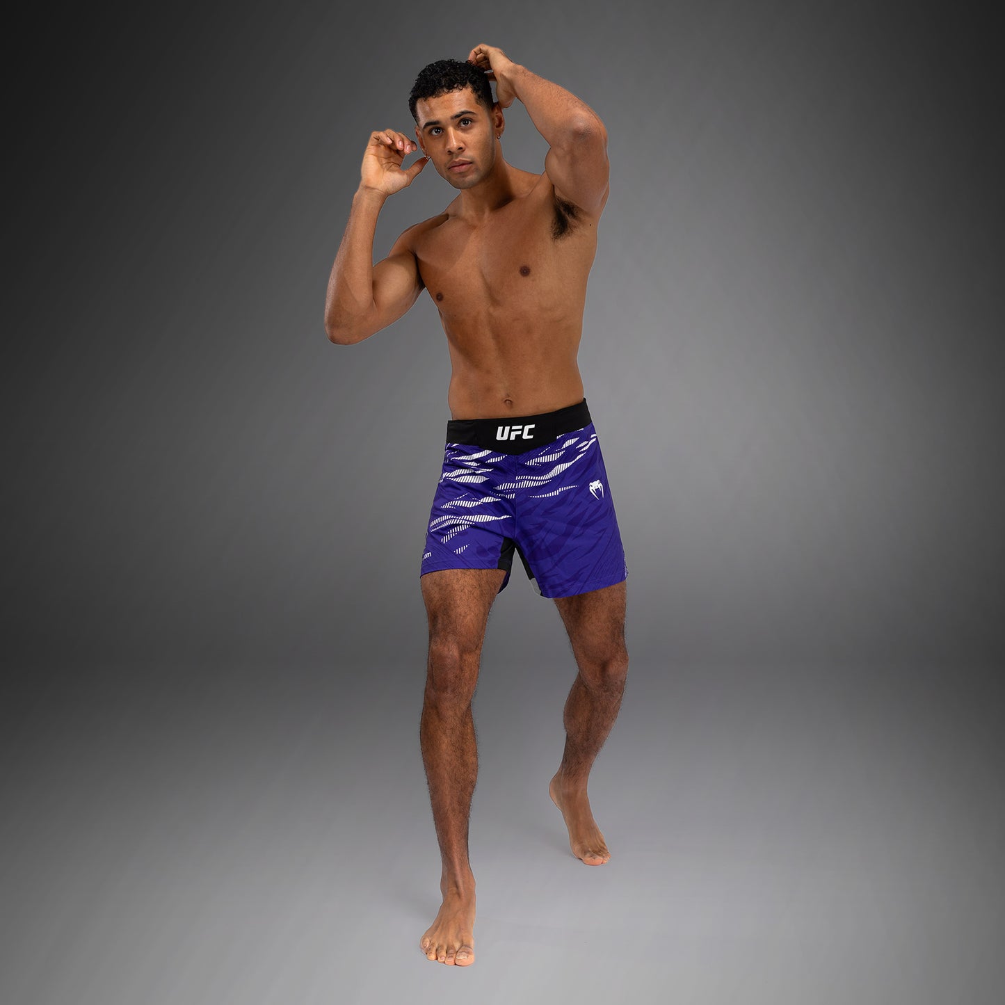UFC Fusion by Venum Authentic Fight Night Men’s Fight Short - Short Fit - Purple