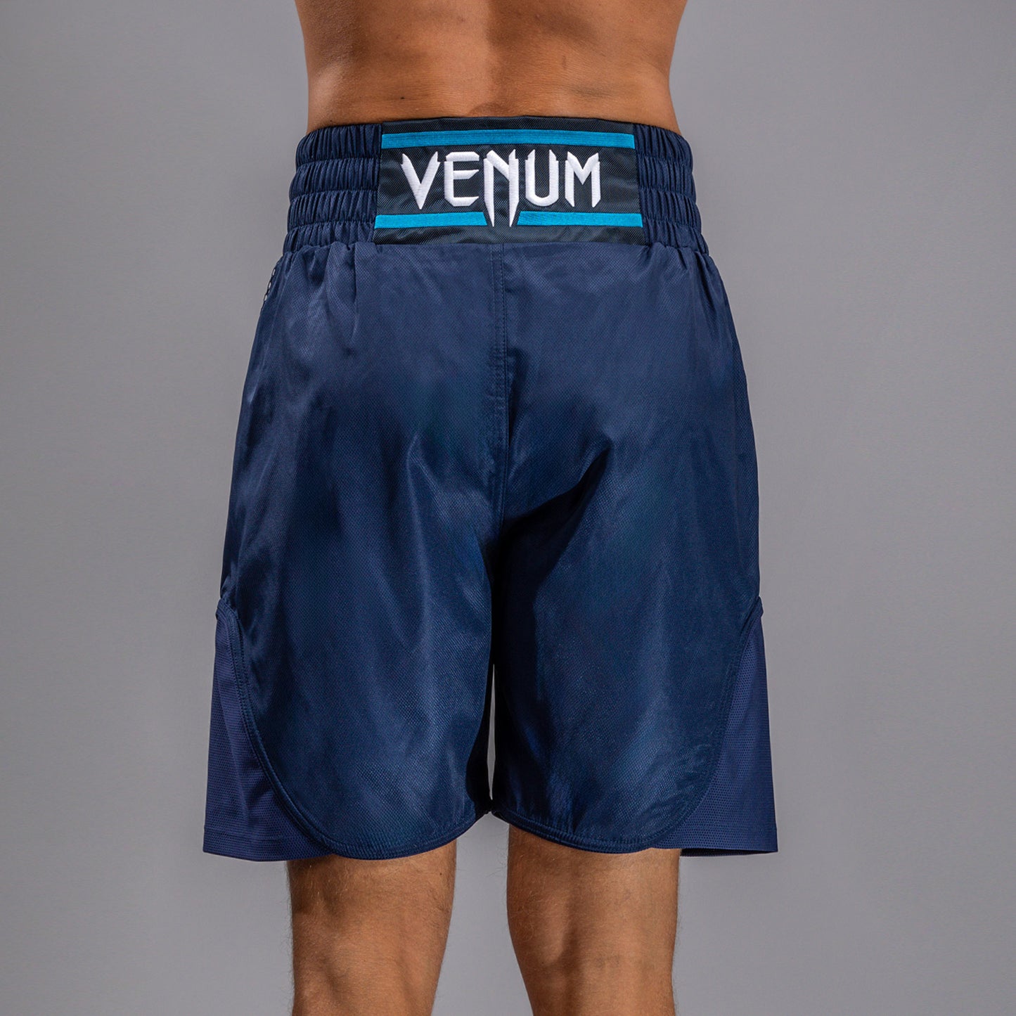 Venum x Top Rank Original Men's Boxing Shorts - Navy Blue