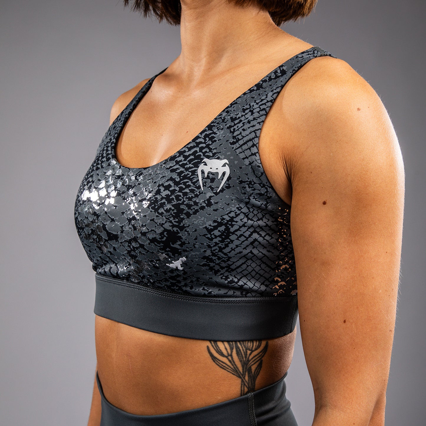 Venum Amazonia Women’s Sports Bra - Dark Grey