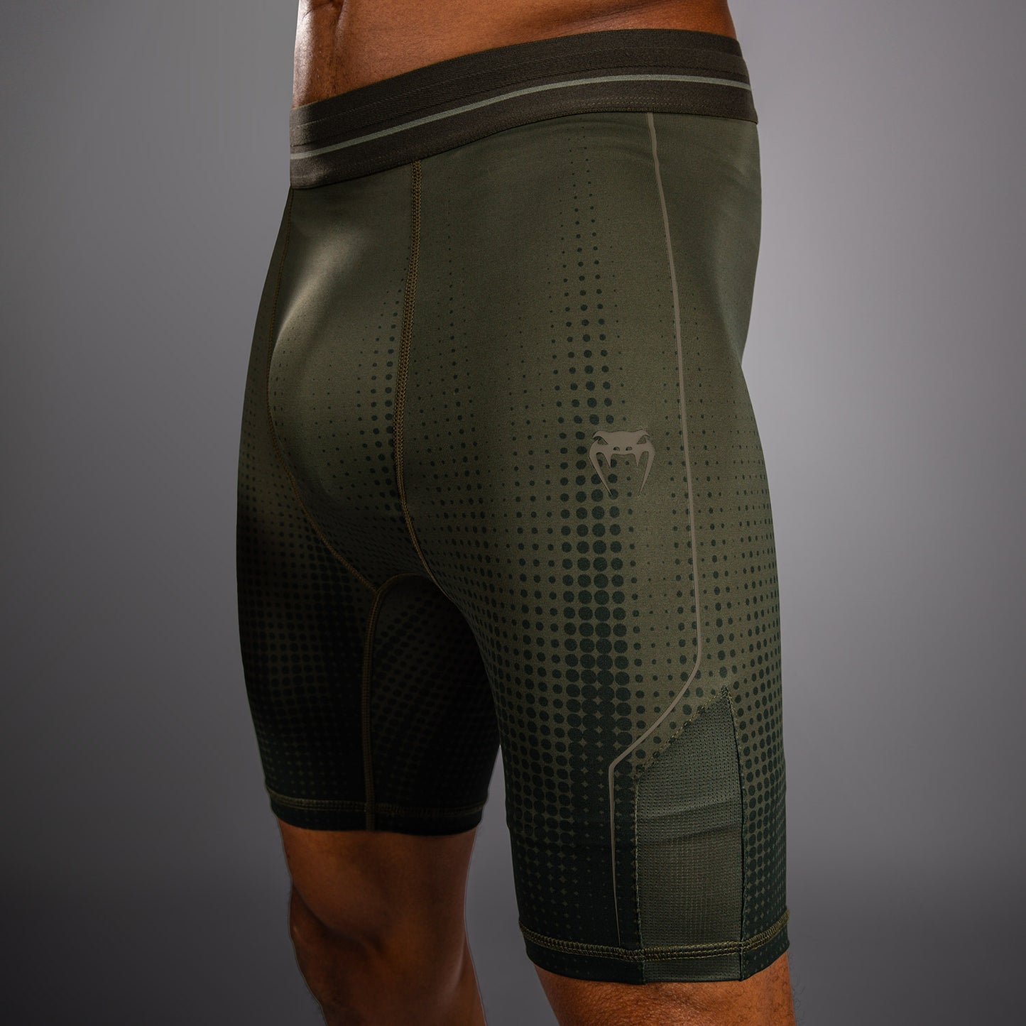 Venum Stealth Vale Tudo Shorts - Khaki/Dark Green