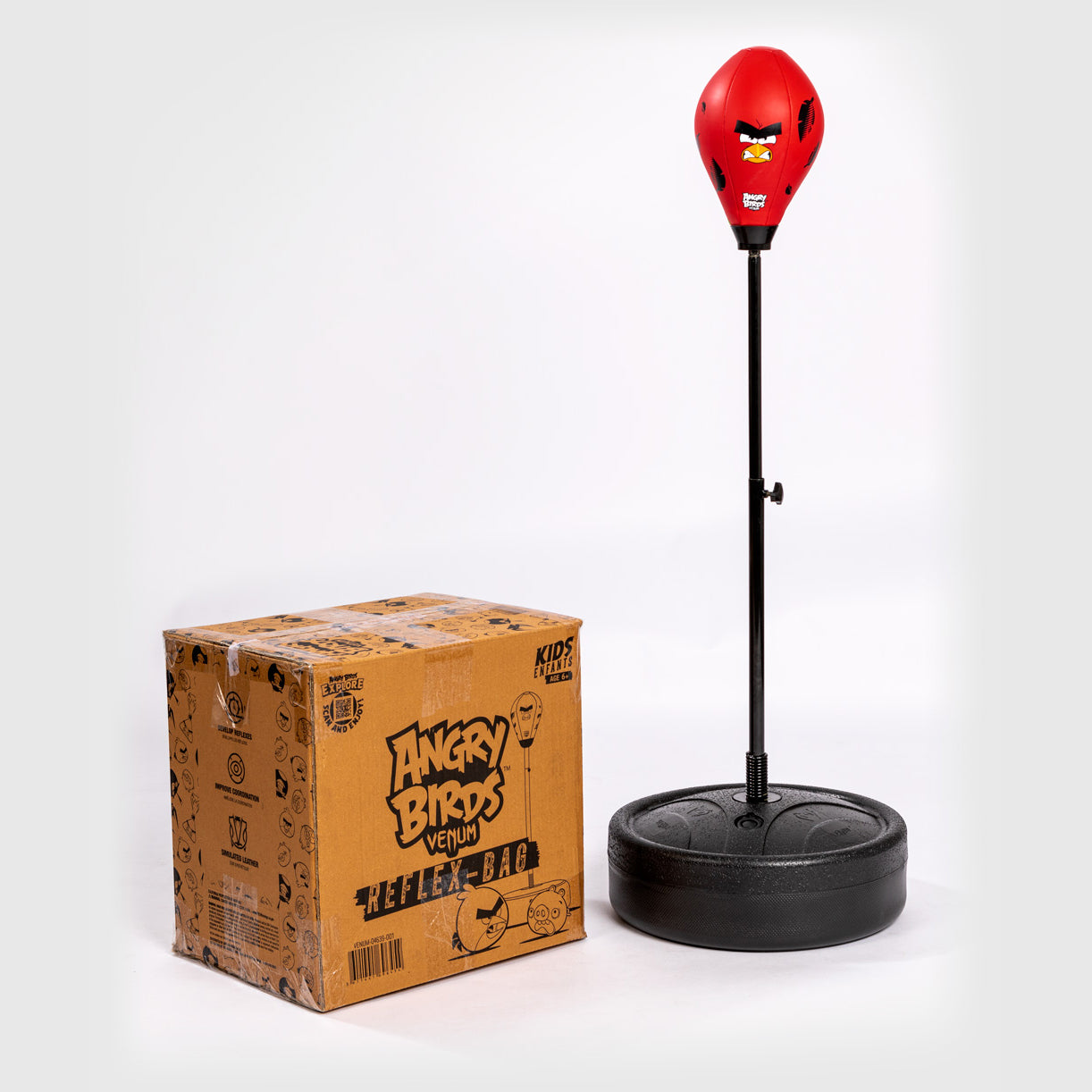 Venum Angry Birds Standing Punching Bag - For Kids - Black