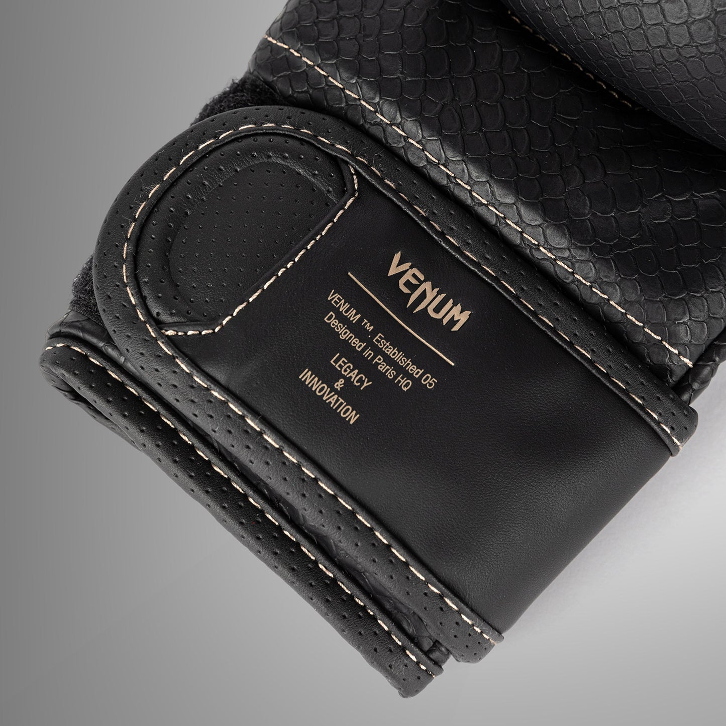 Venum Impact Evo Scales MMA Sparring Gloves - Black
