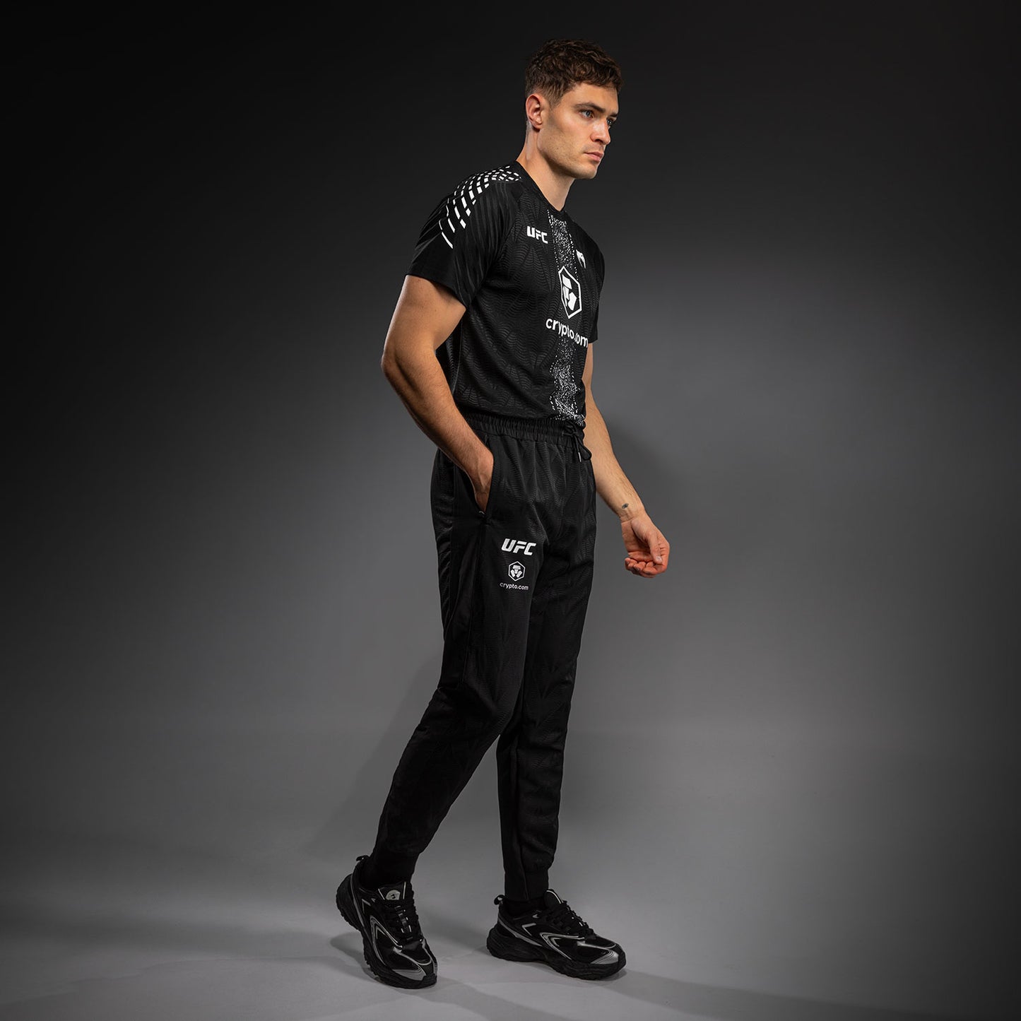 Men's UFC Zenith by Venum Black Authentic Fight Night Walkout Pant