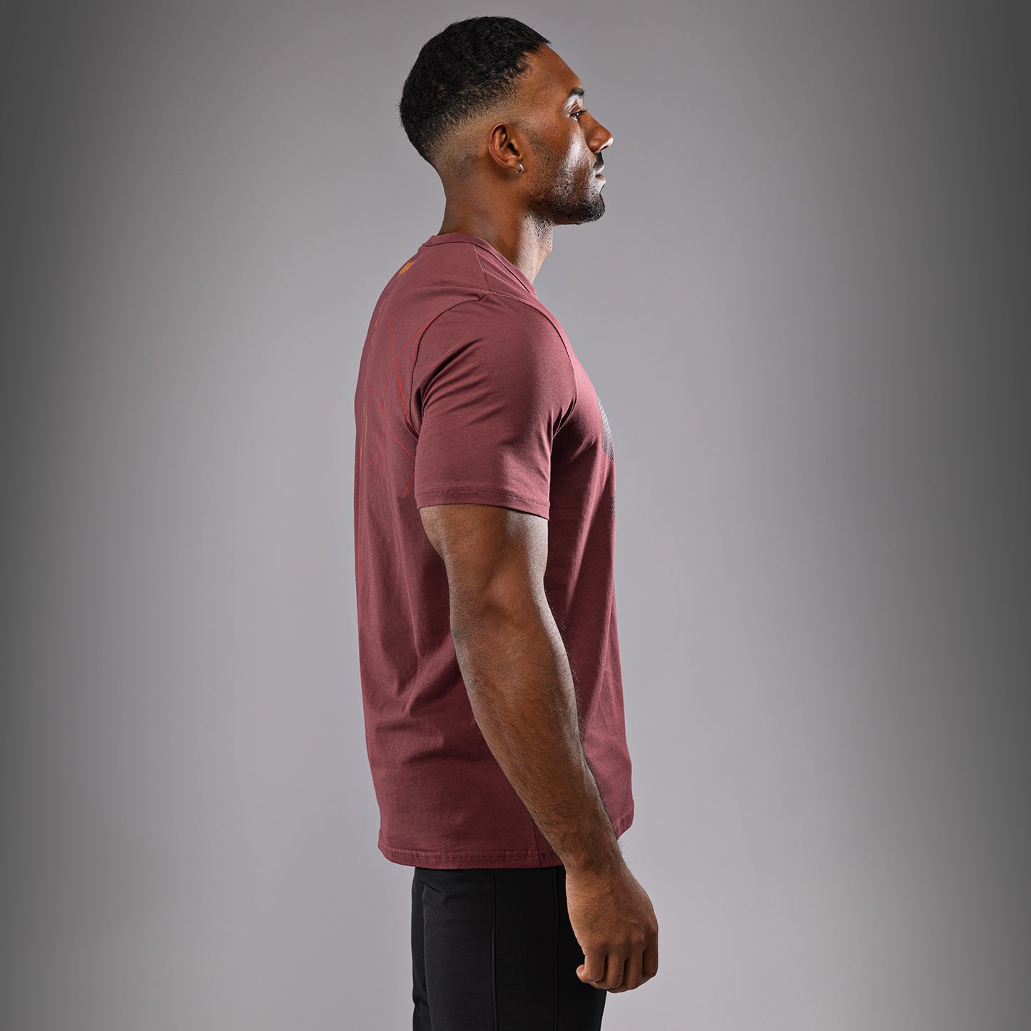Venum Tactical XT T-shirt- Black/Burgundy/Gold
