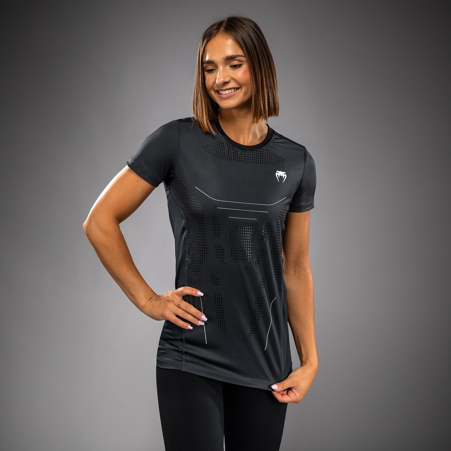 Venum Technical 3.0 Women’s Dry Tech T-Shirt - Storm Grey