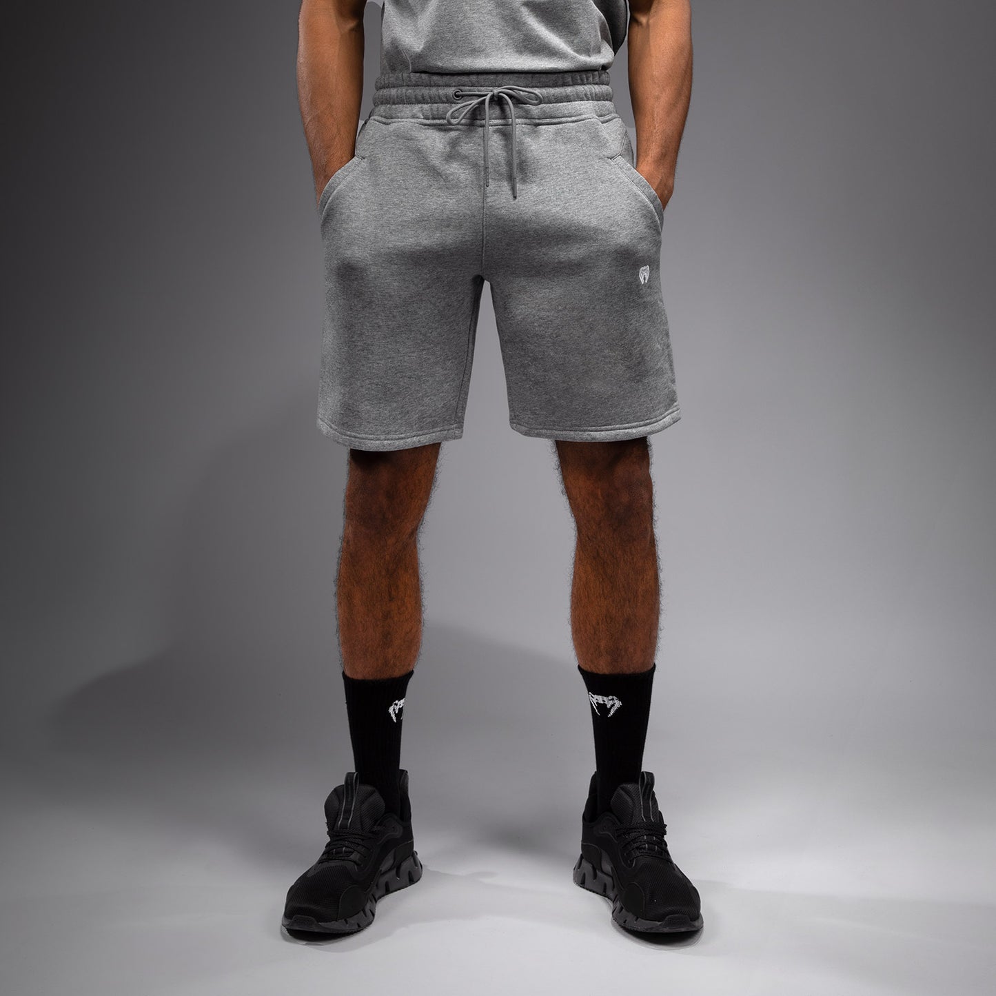 Venum Silent Power Cotton Shorts - Cloudy Grey