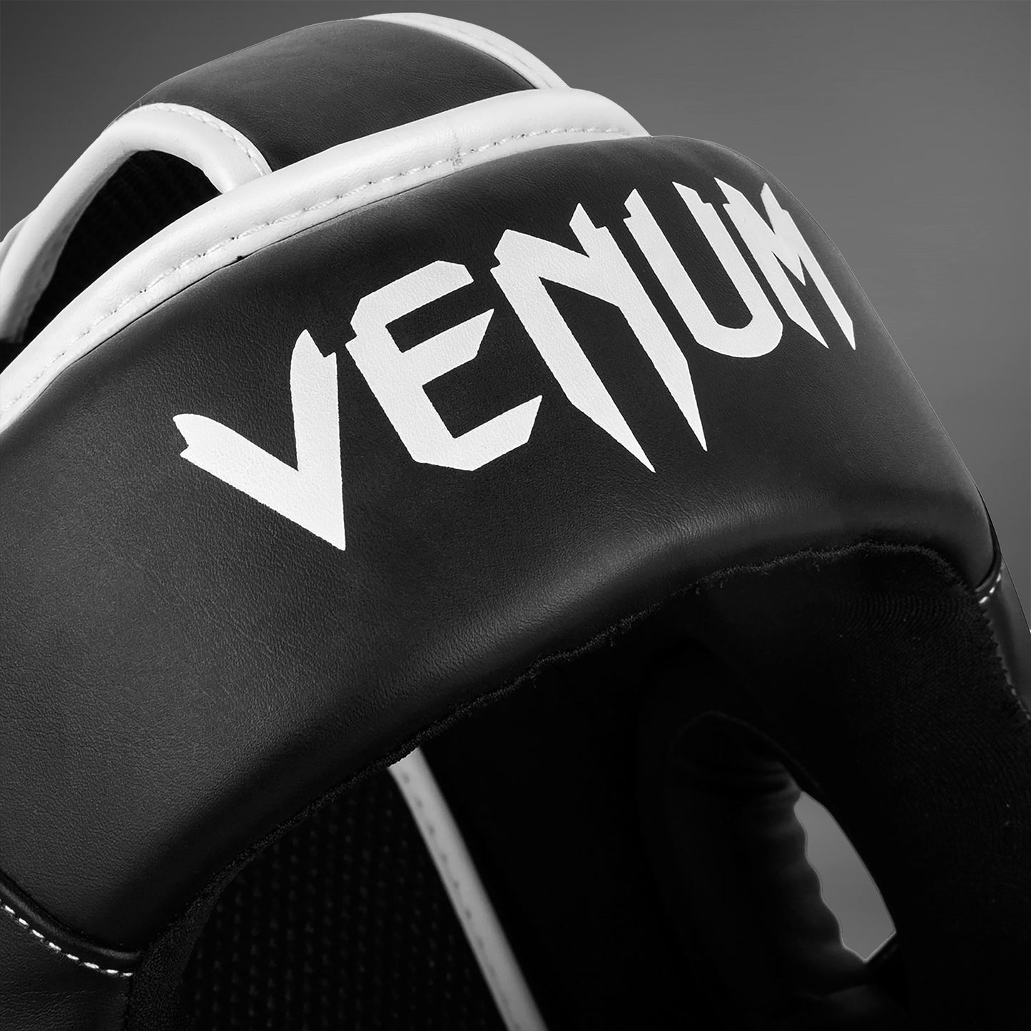 Venum Elite Headgear - Black/White
