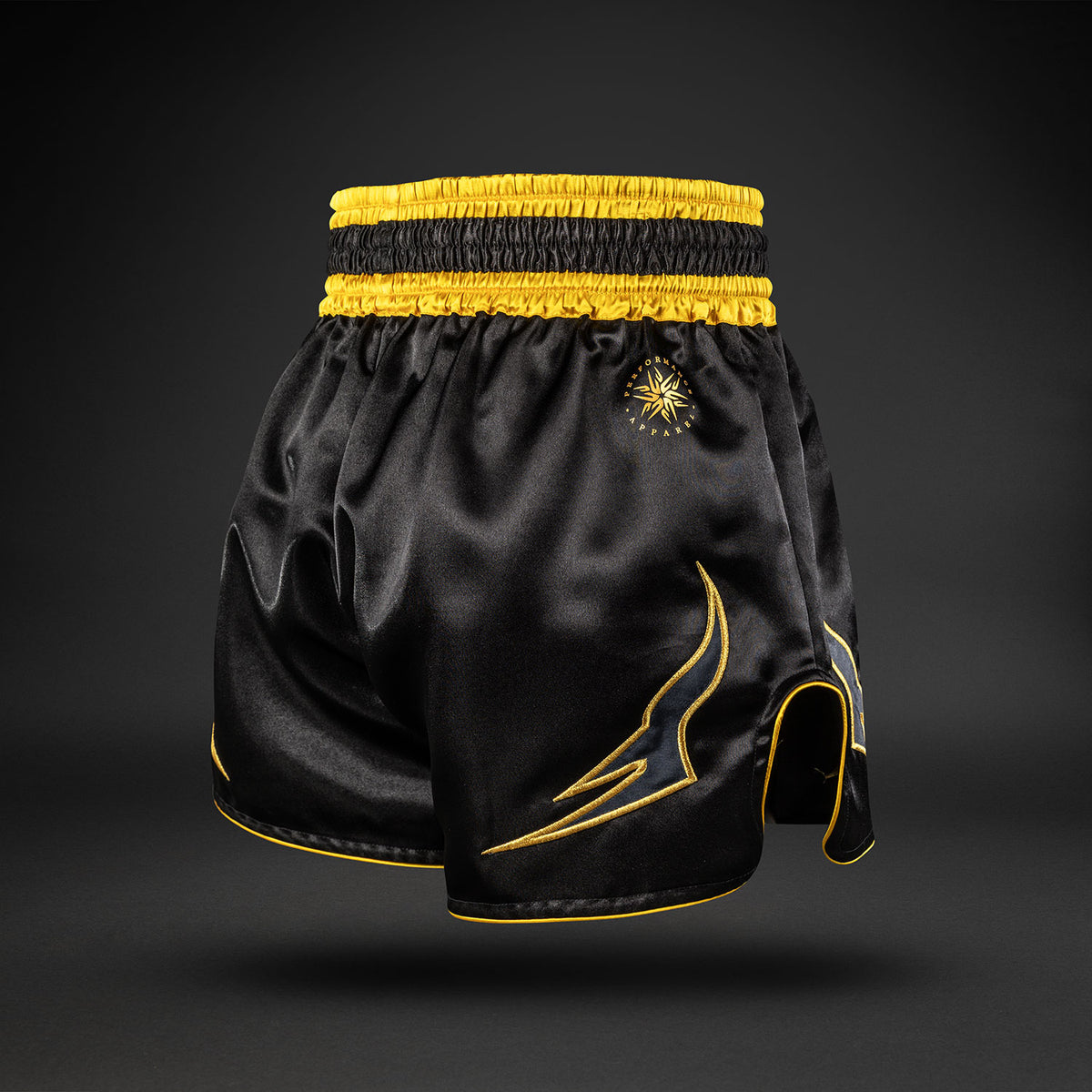 Venum Bangkok Fury Muay Thai Shorts - Black/Gold