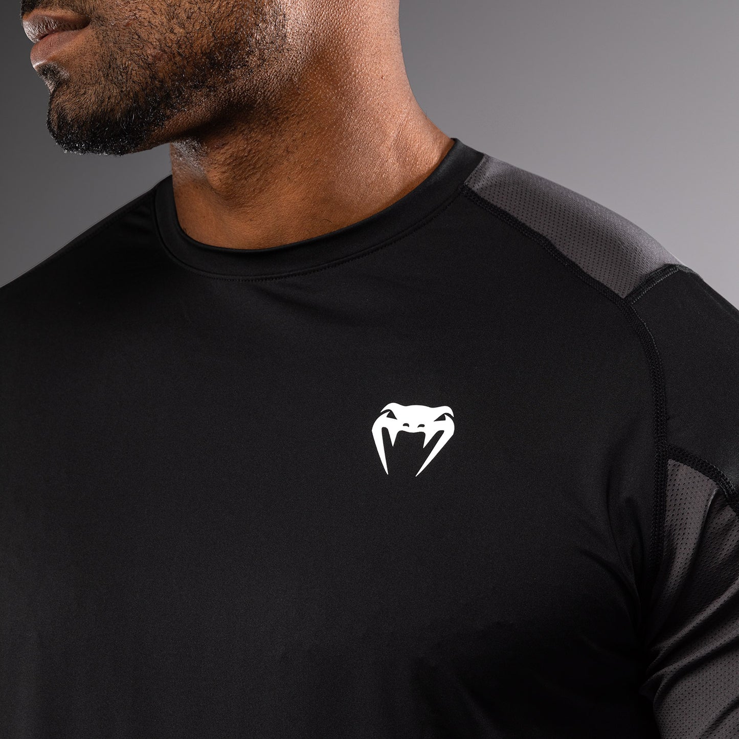 Venum Rapid Dry-Tech Shirt - Black/Storm Grey