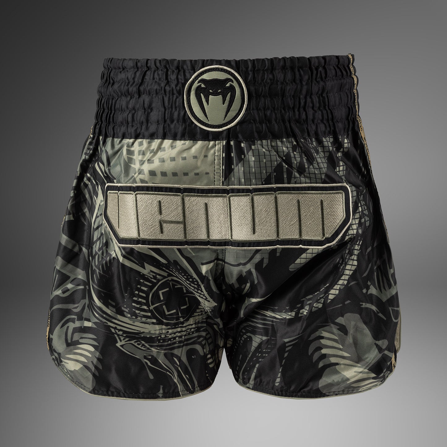Venum Invader Muay Thai Shorts - Black/Sand