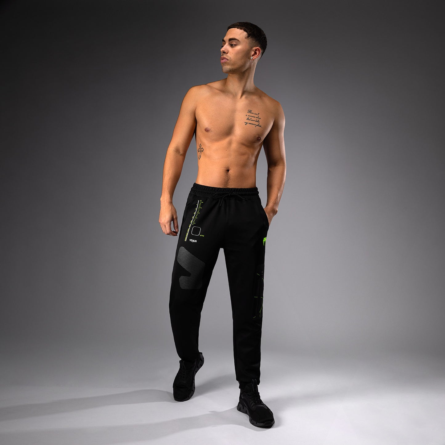 Venum Training Camp 4.0 Jogger - Black/Neon Green