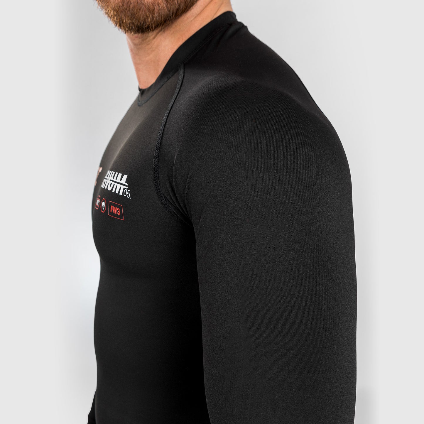UFC Adrenaline by Venum Fight Week Men’s Performance Long-sleeve Rashguard - Black