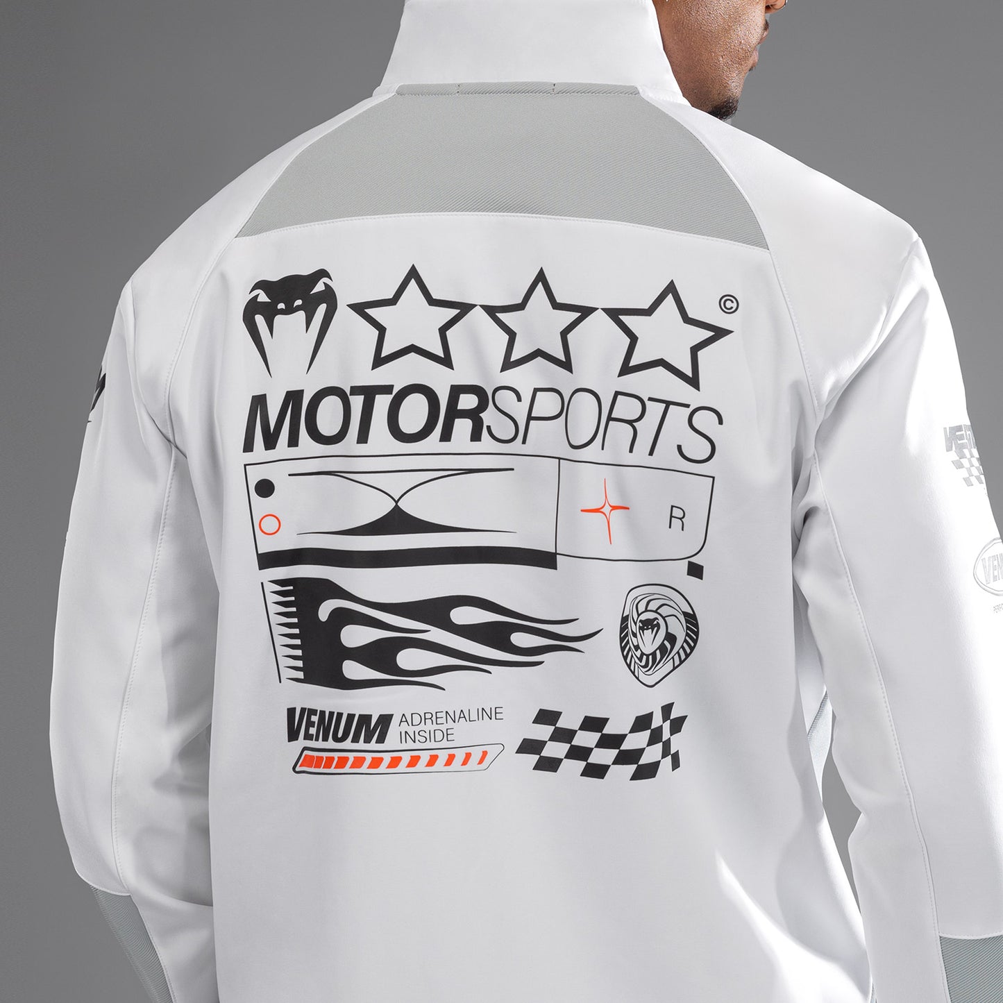 Venum Motorsport Softshell Jacket - Snow White
