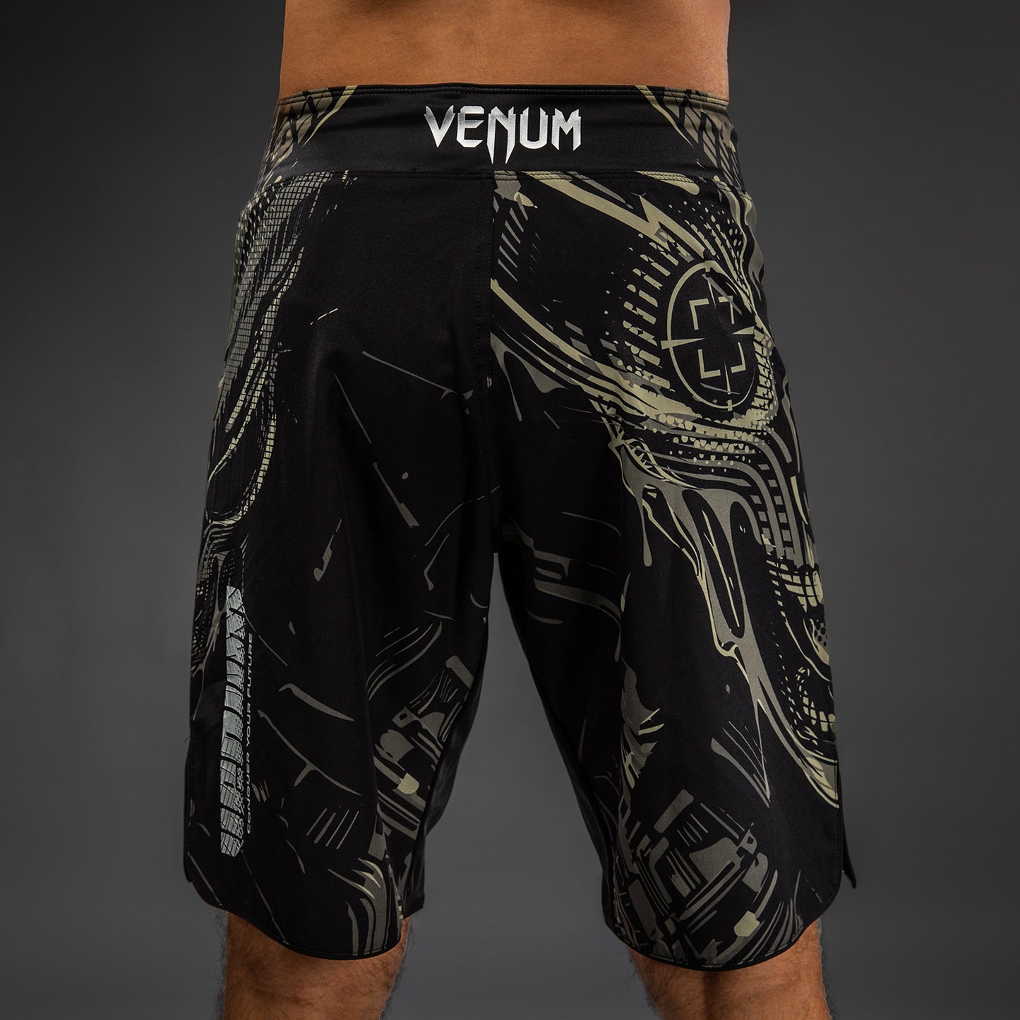 Venum Invader Fight Shorts - Black/Sand