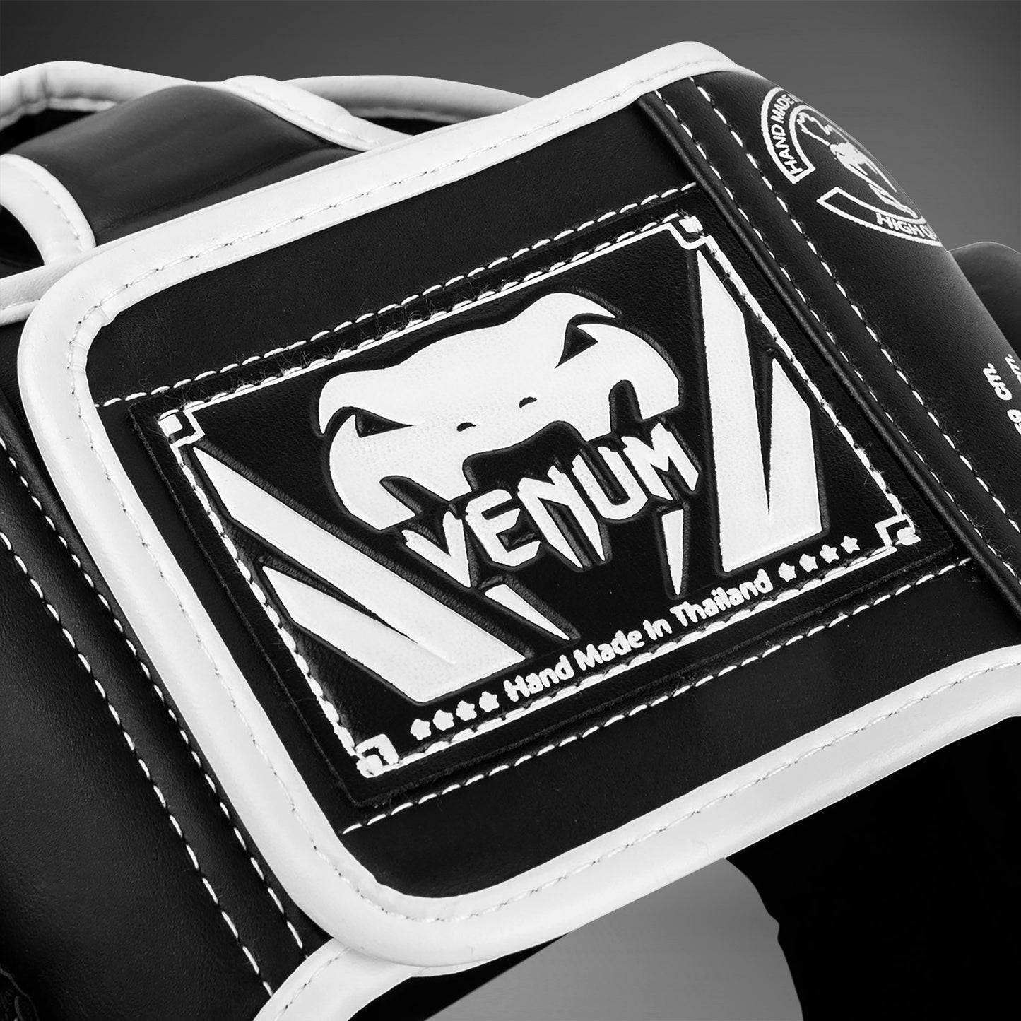 Venum Elite Headgear - Black/White