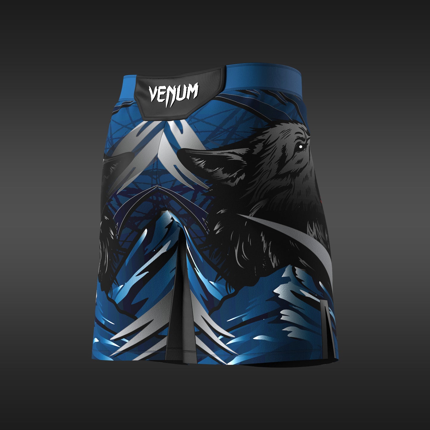 Men’s Unrivaled by Venum Blue Khamzat Chimaev Long Fit Fight Short