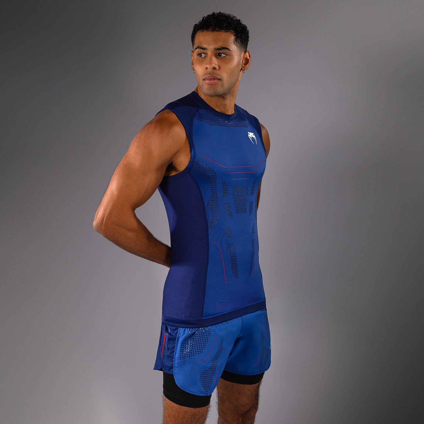 Venum Technical 3.0 Sleeveless Rashguard - Night Blue