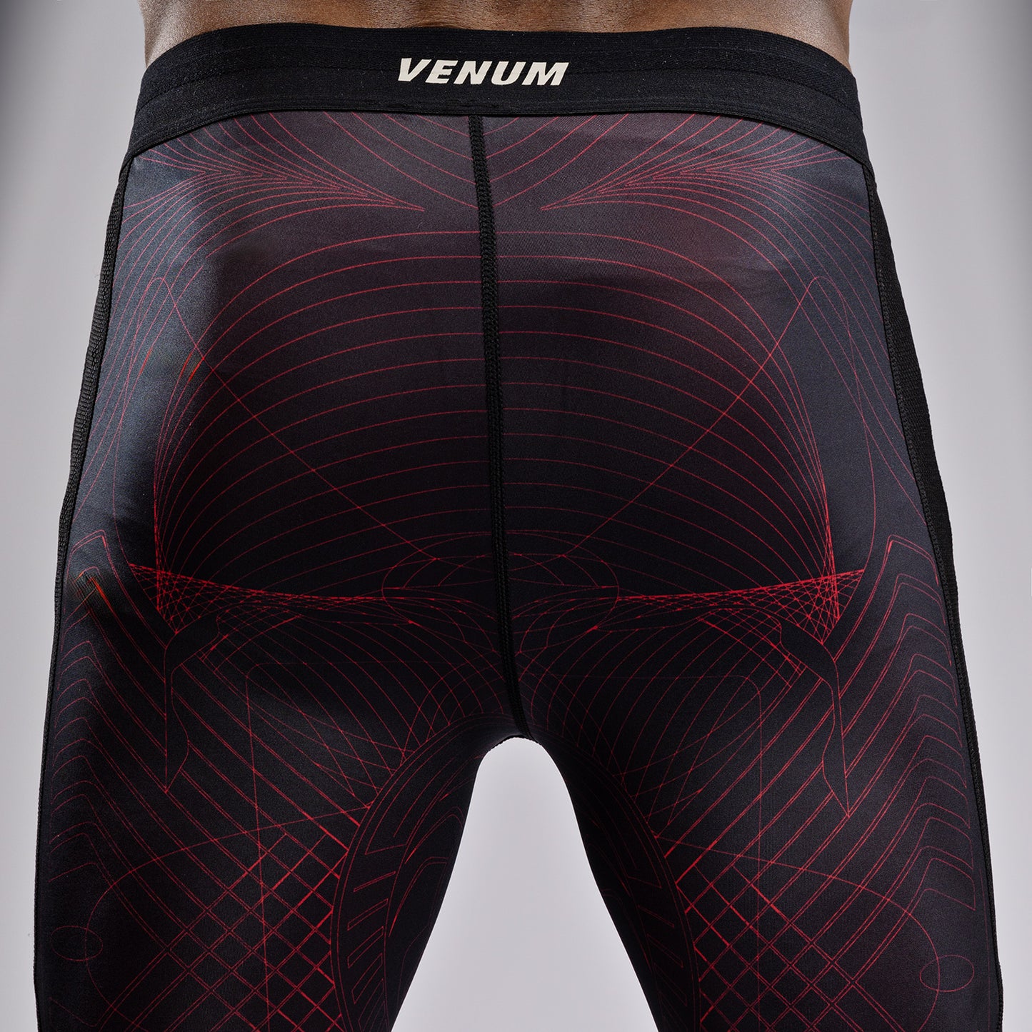 Venum G-Fit Air Men's Spats - Deep Black/Fire Red