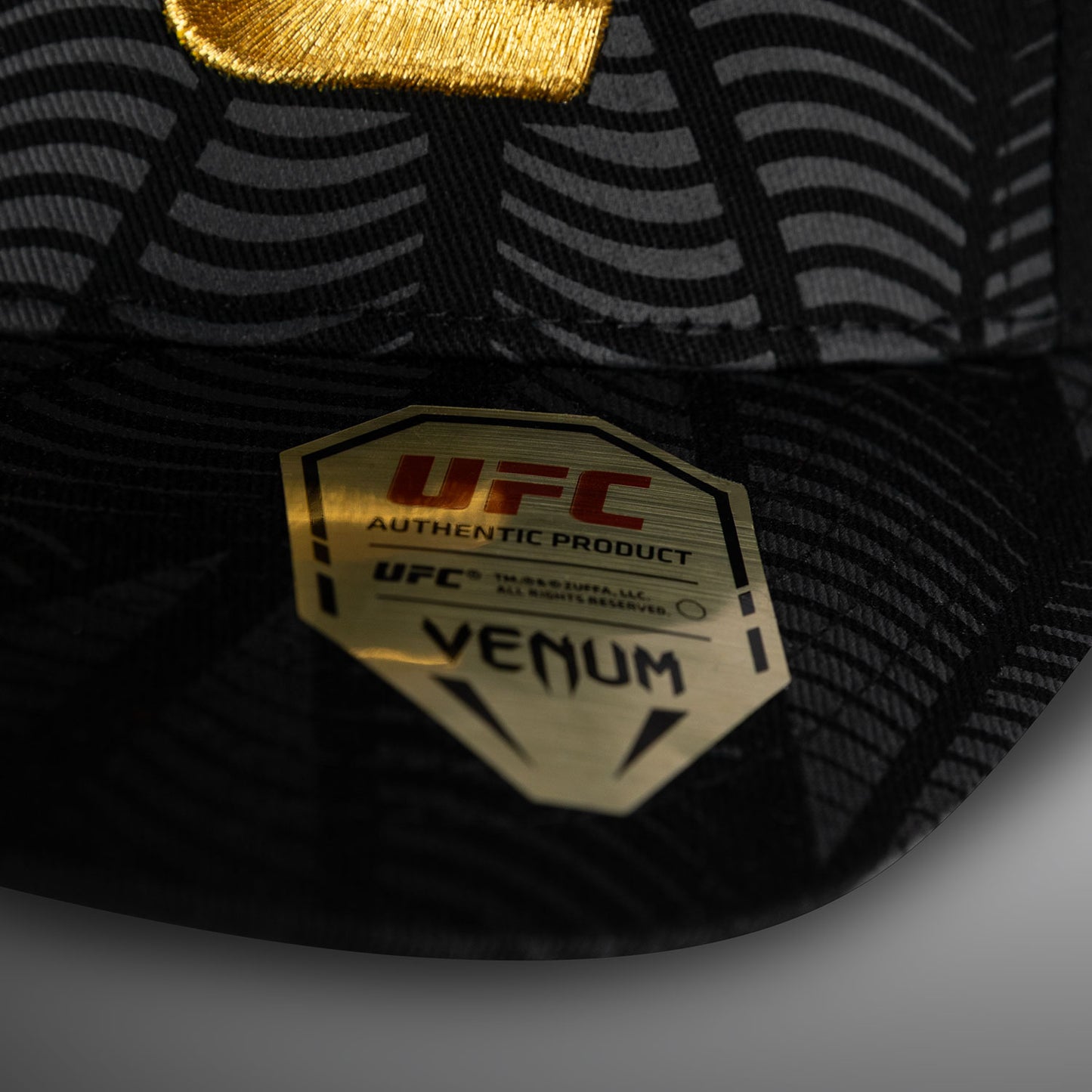 UFC Zenith by Venum Authentic Fight Night Cap - Black/Gold