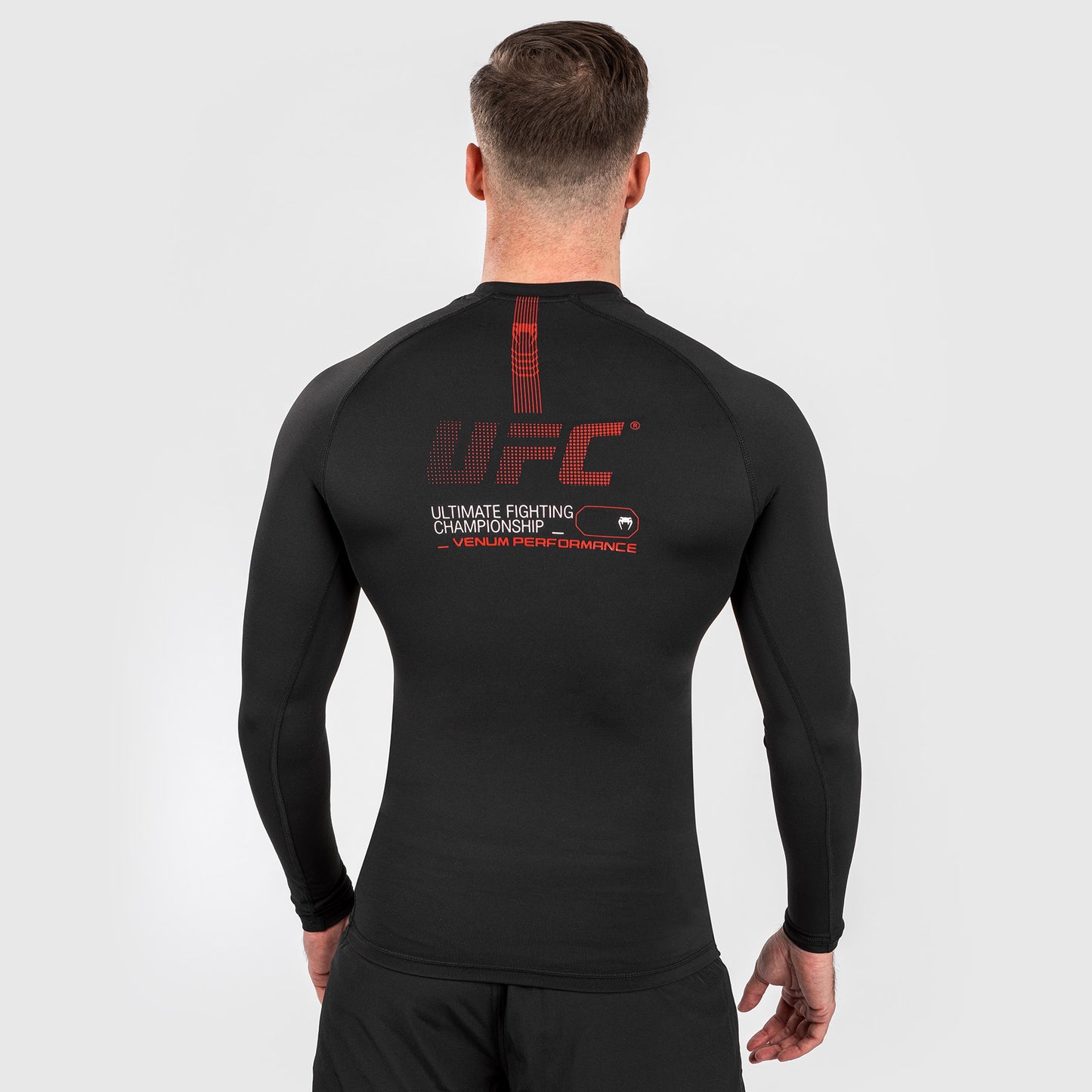 UFC Adrenaline by Venum Fight Week Men’s Performance Long-sleeve Rashguard - Black