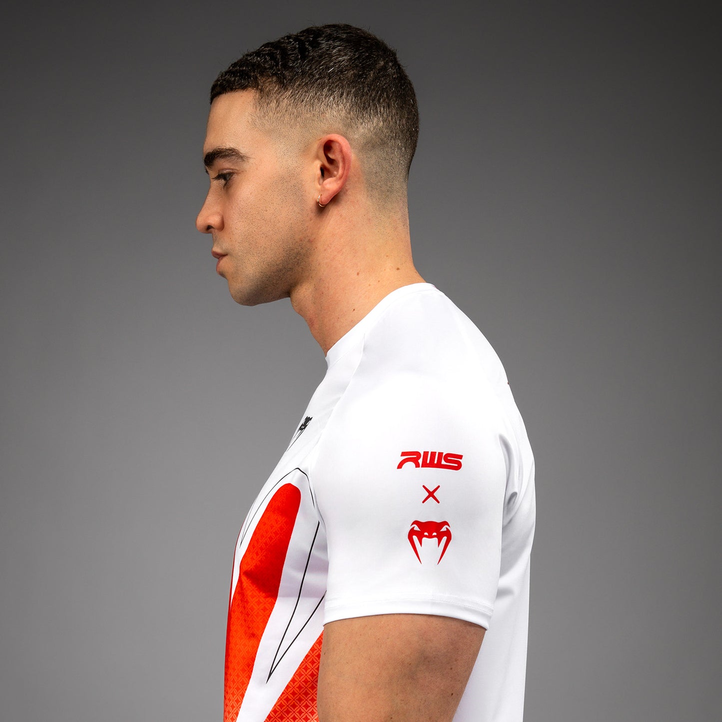 Venum x RWS 2.0 Men’s Dry-Tech T-Shirt - White/Red
