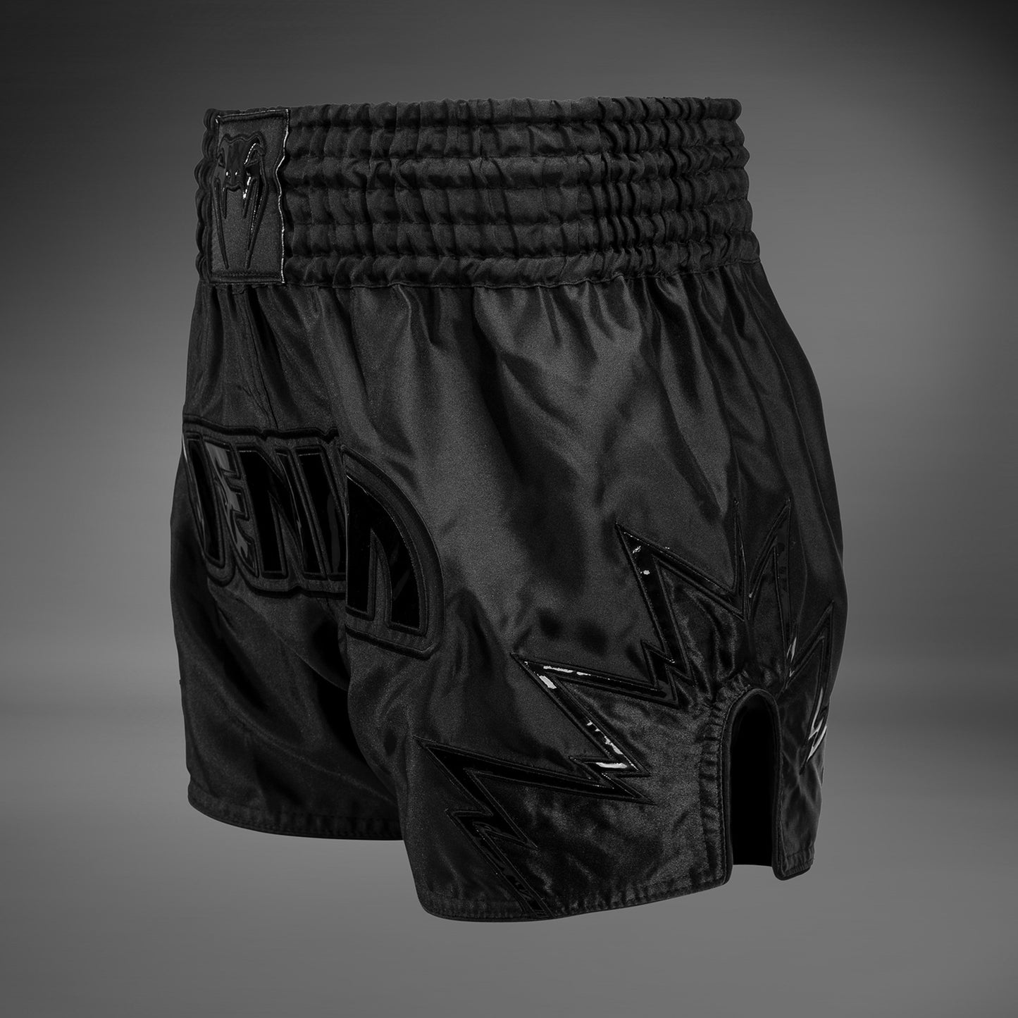 Venum Inferno Muay Thai Shorts - Black/Black