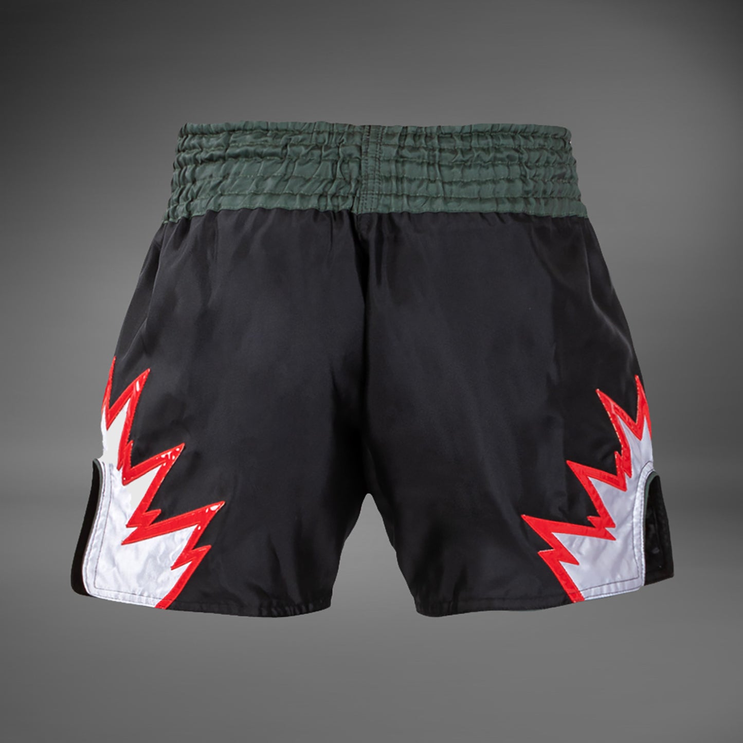 Venum Inferno Muay Thai Shorts - Deep Black/Khaki