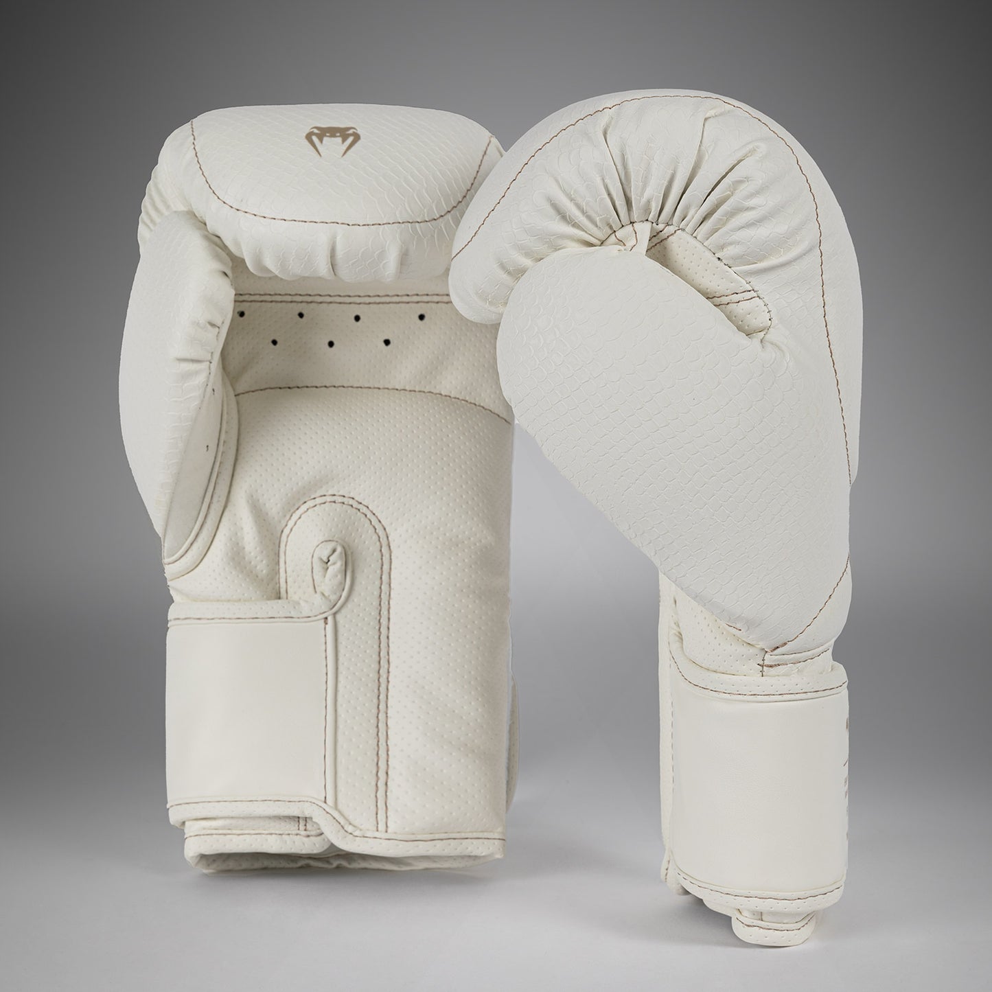 Venum Impact Evo Scales Boxing Gloves - Ivory