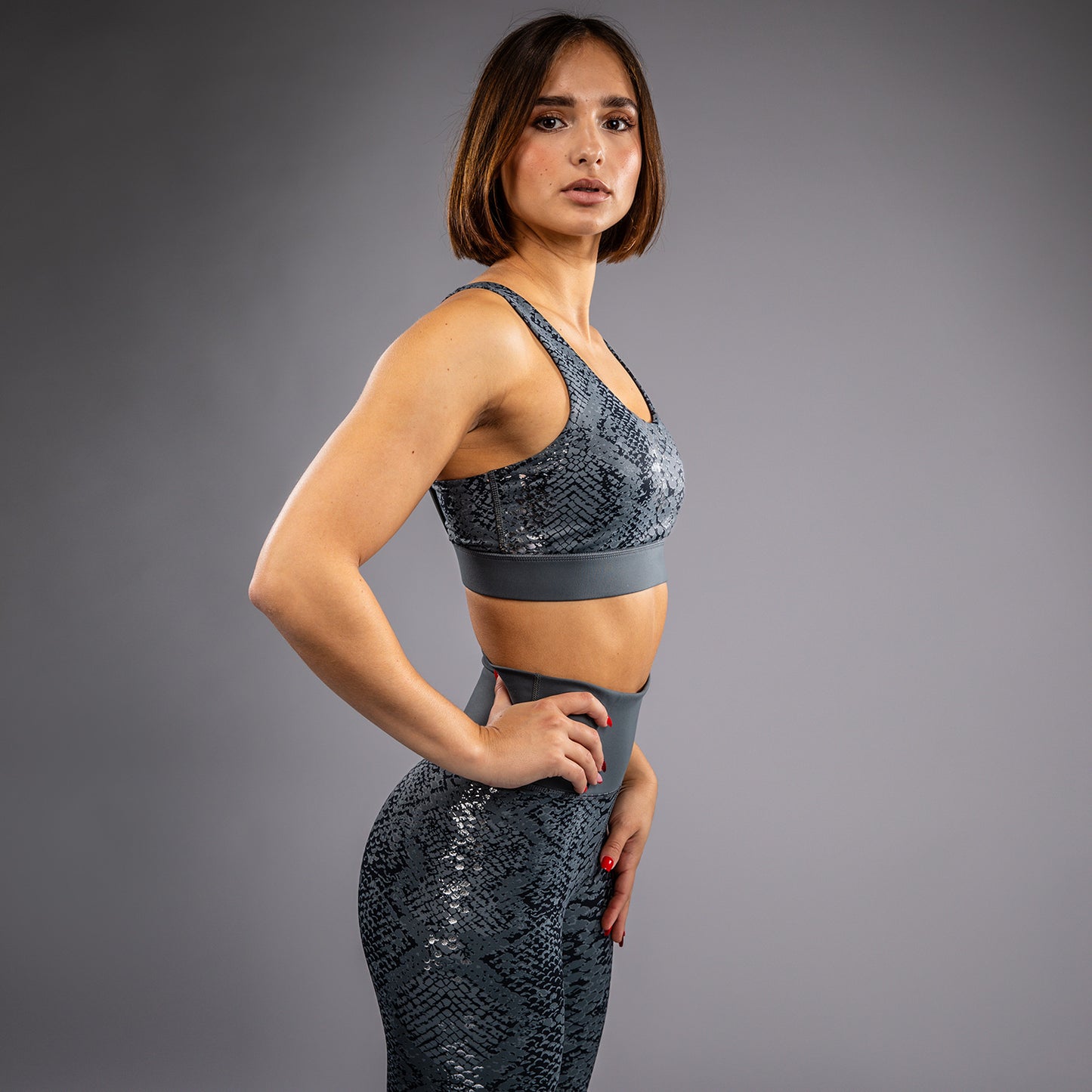 Venum Amazonia Women’s Sports Bra - Dark Grey