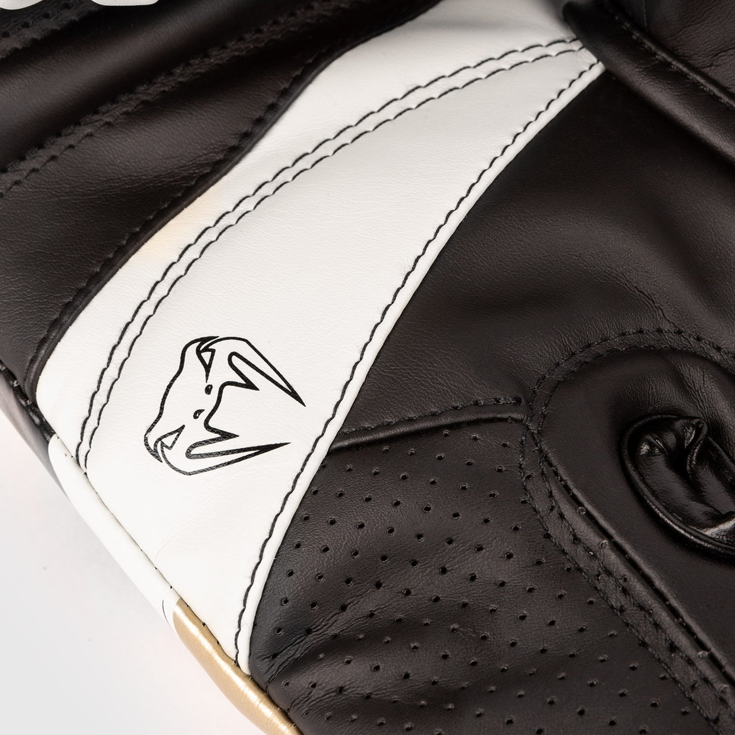 Venum Elite Evo Boxing Gloves - White/Gold