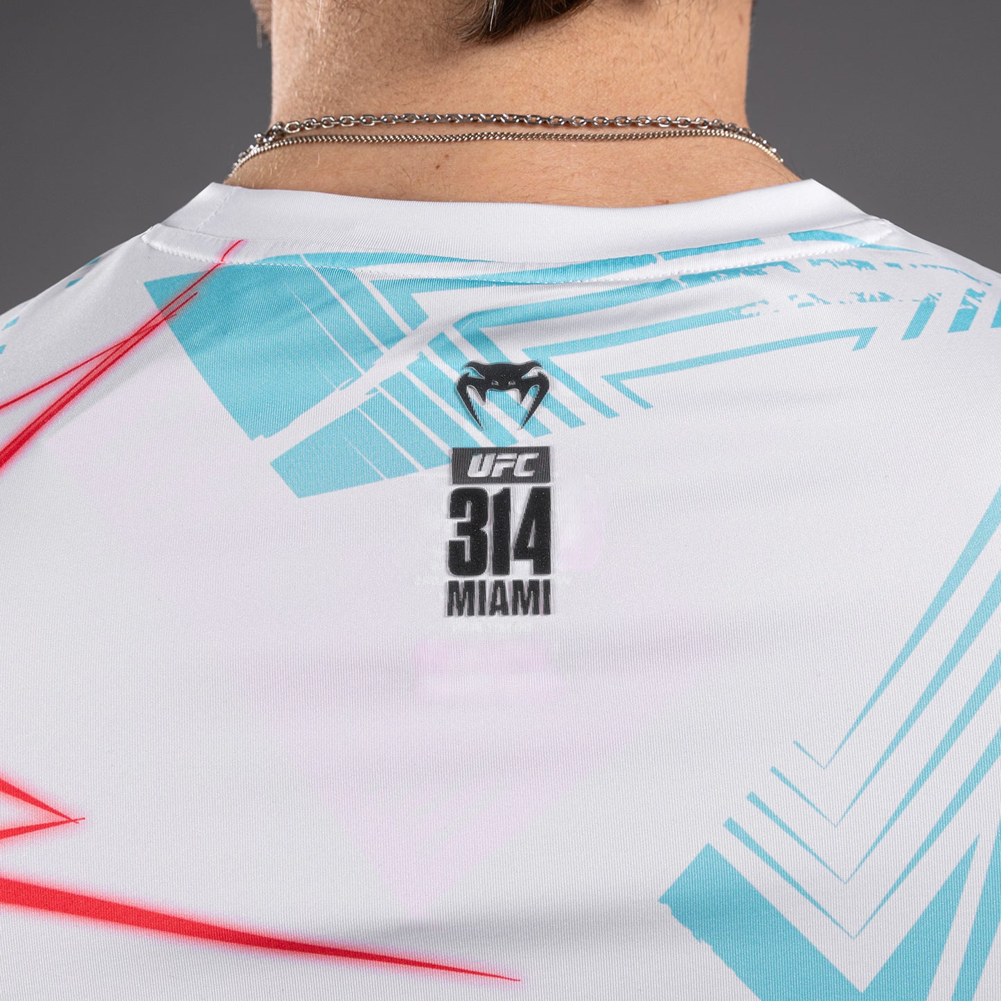 UFC Fusion By Venum Miami Edition Fight Week Men’s Dry-Tech T-Shirt - White