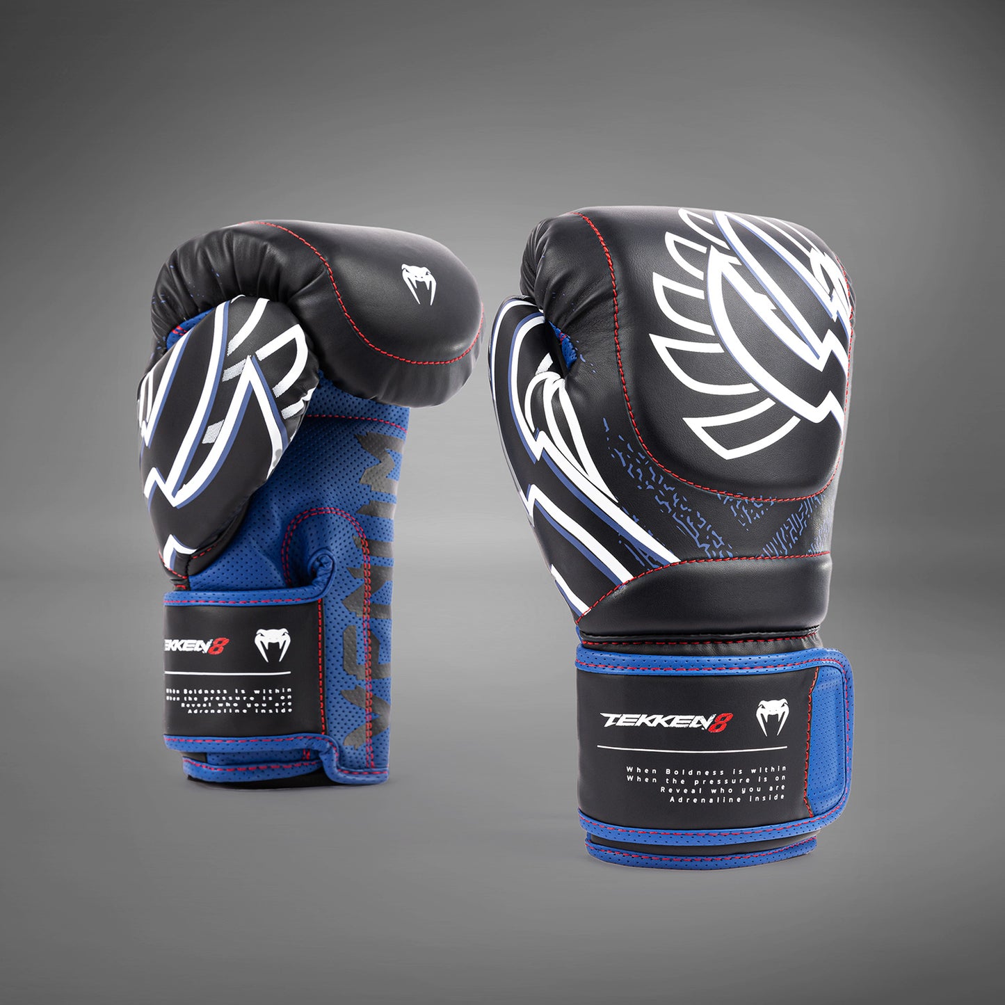 Venum x TEKKEN 8 - Jin Kazama Boxing Gloves - Blue/Black/White