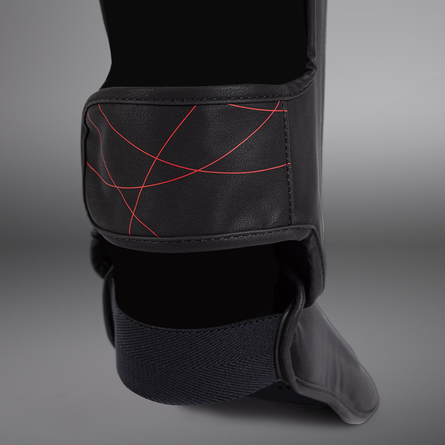 Venum Tactical XT Shinguards - Black/Fire Red