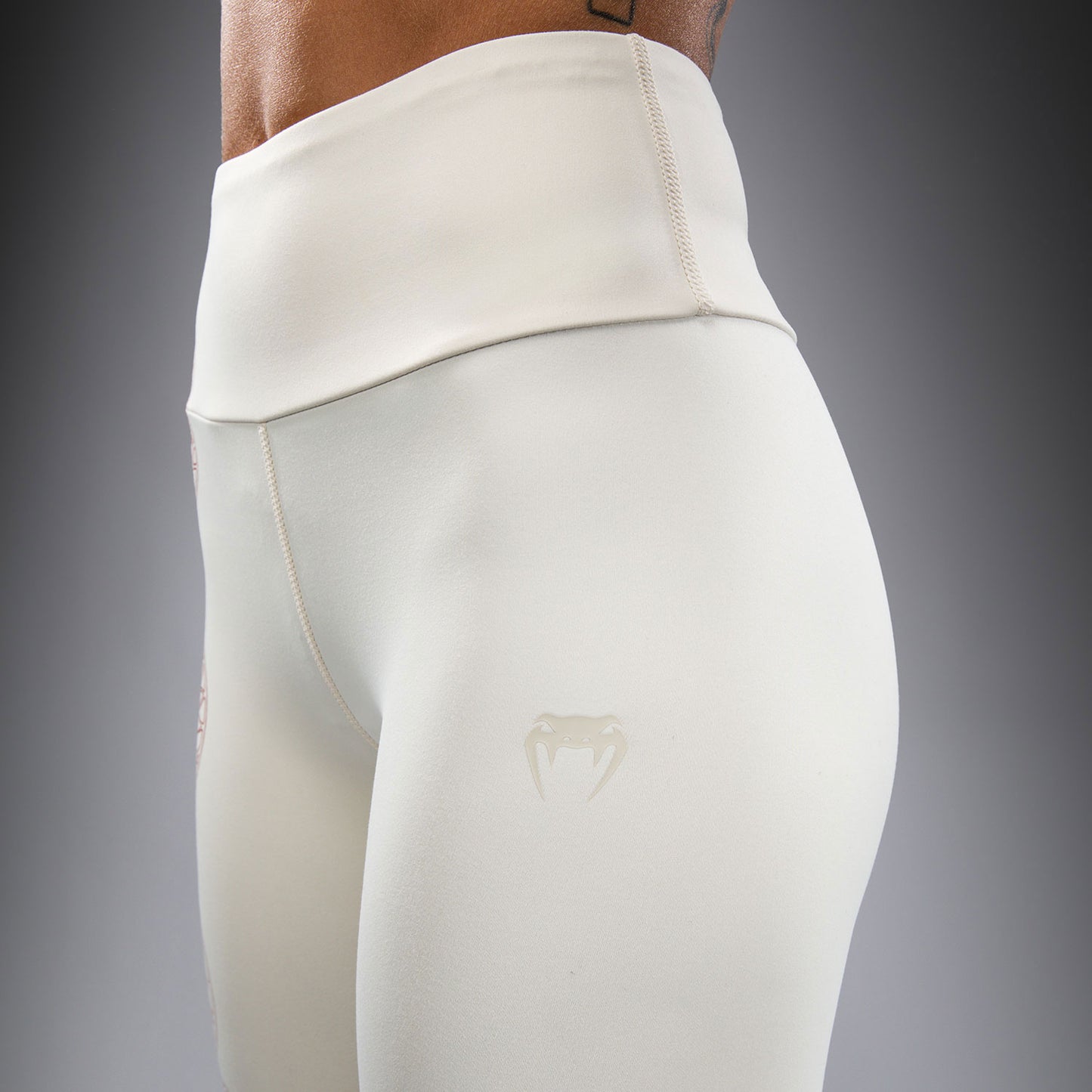 Venum Serpenti Women’s Leggings - Ivory/Burgundy