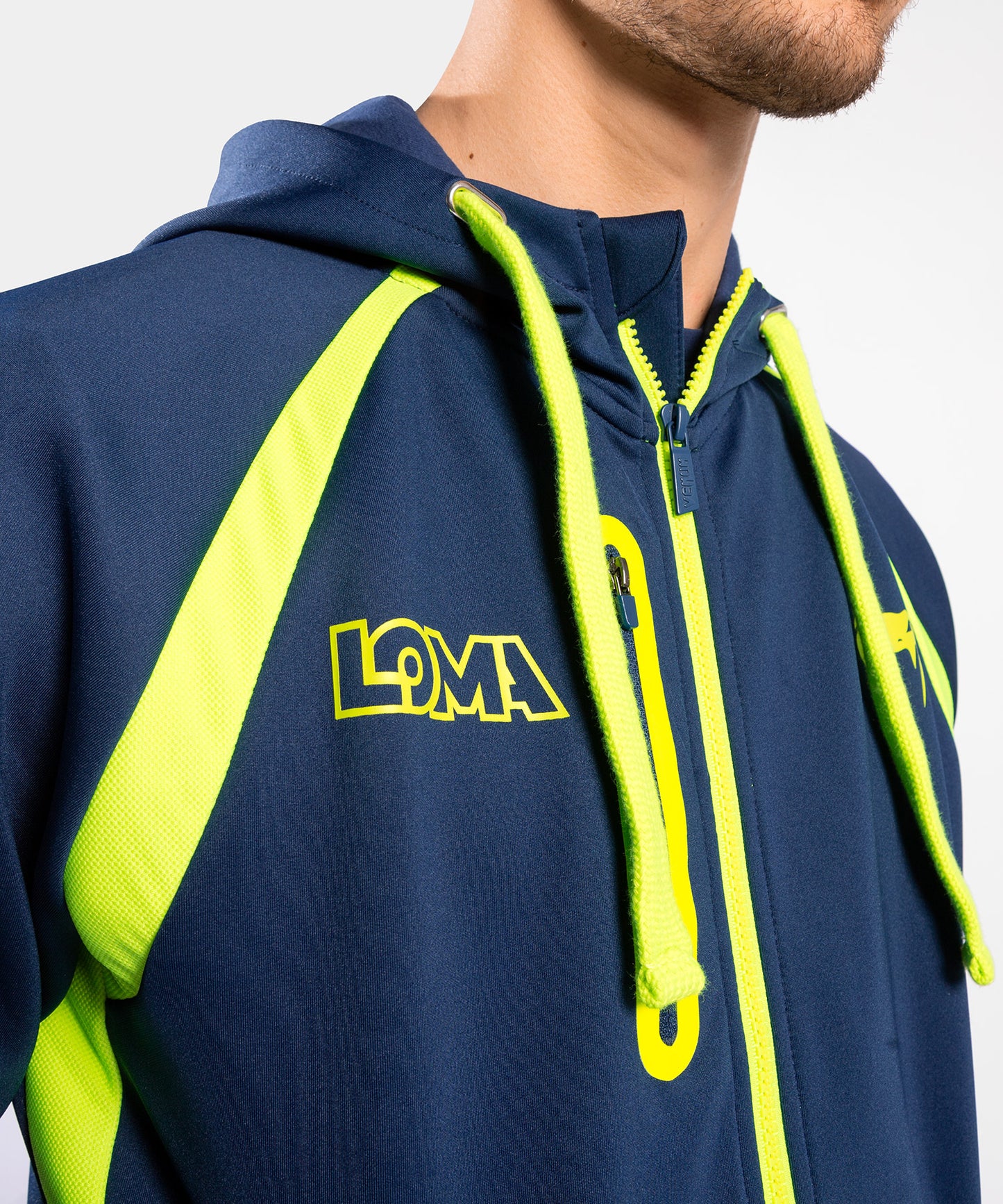 Venum Origins Hoodie Loma Edition Blue/Yellow