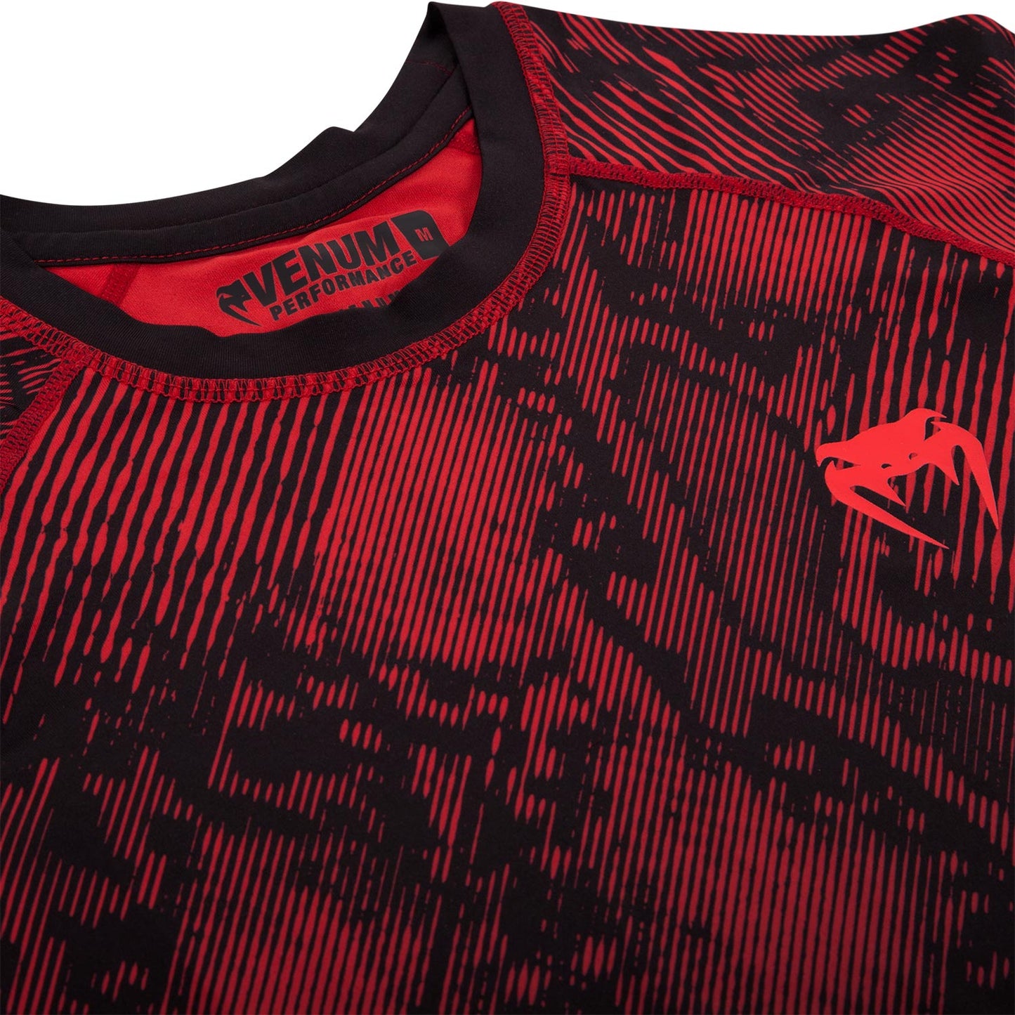 Venum Fusion Compression T-shirt - Long Sleeves - Black/Red