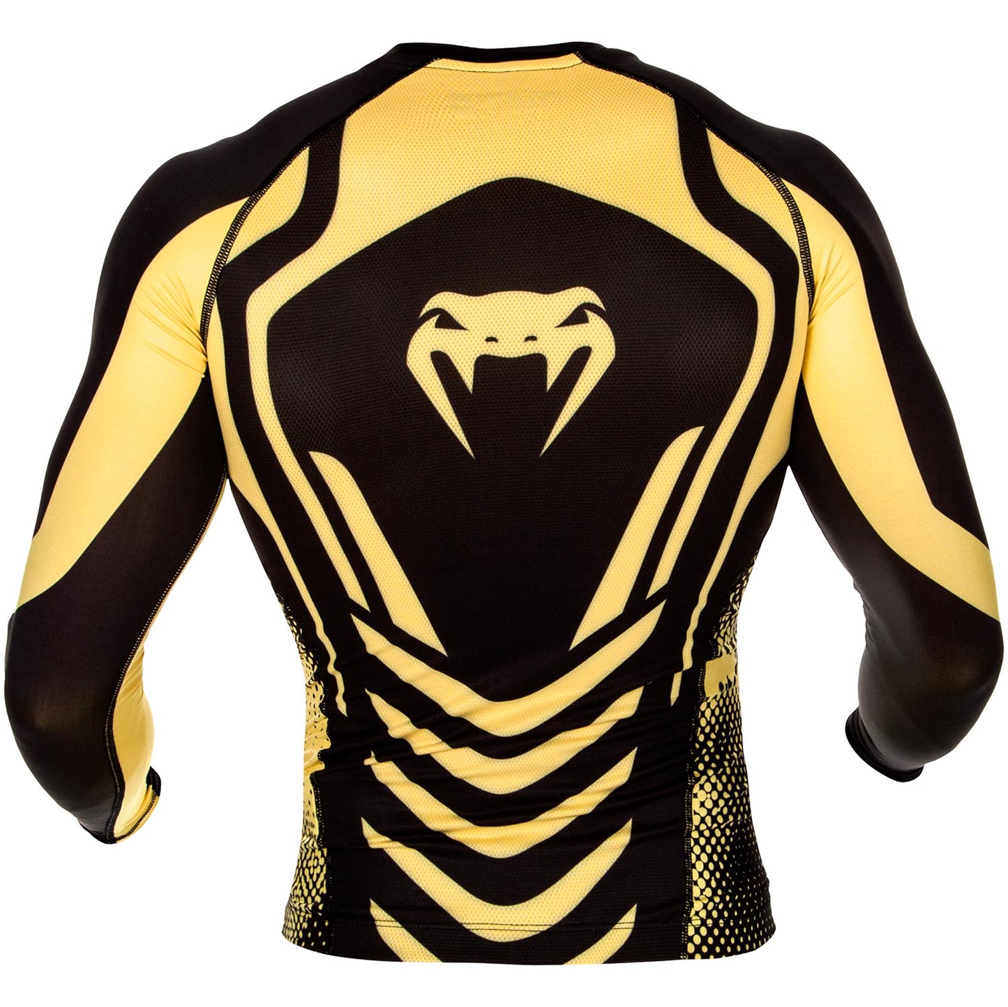 Venum Technical Compression T-shirt - Long Sleeves - Black/Yellow