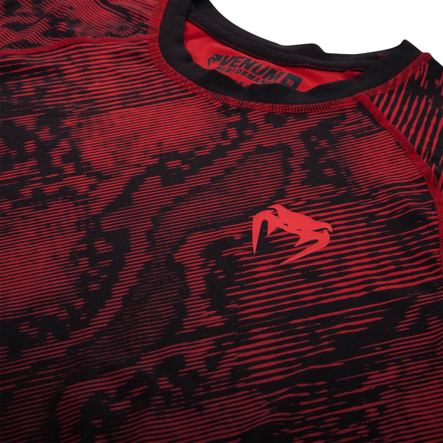 Venum Fusion Compression T-shirt - Long Sleeves - Black/Red