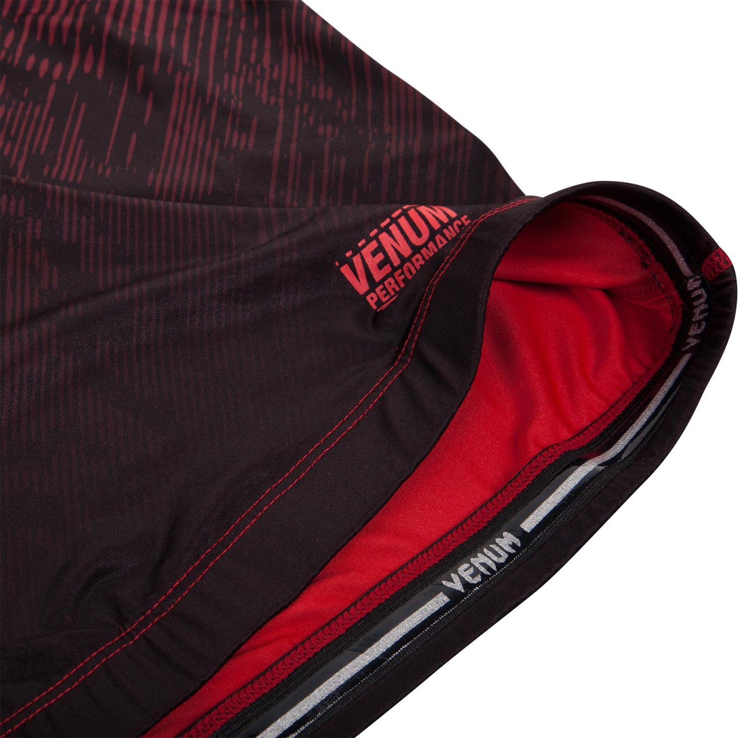 Venum Fusion Compression T-shirt - Short Sleeves - Black/Red
