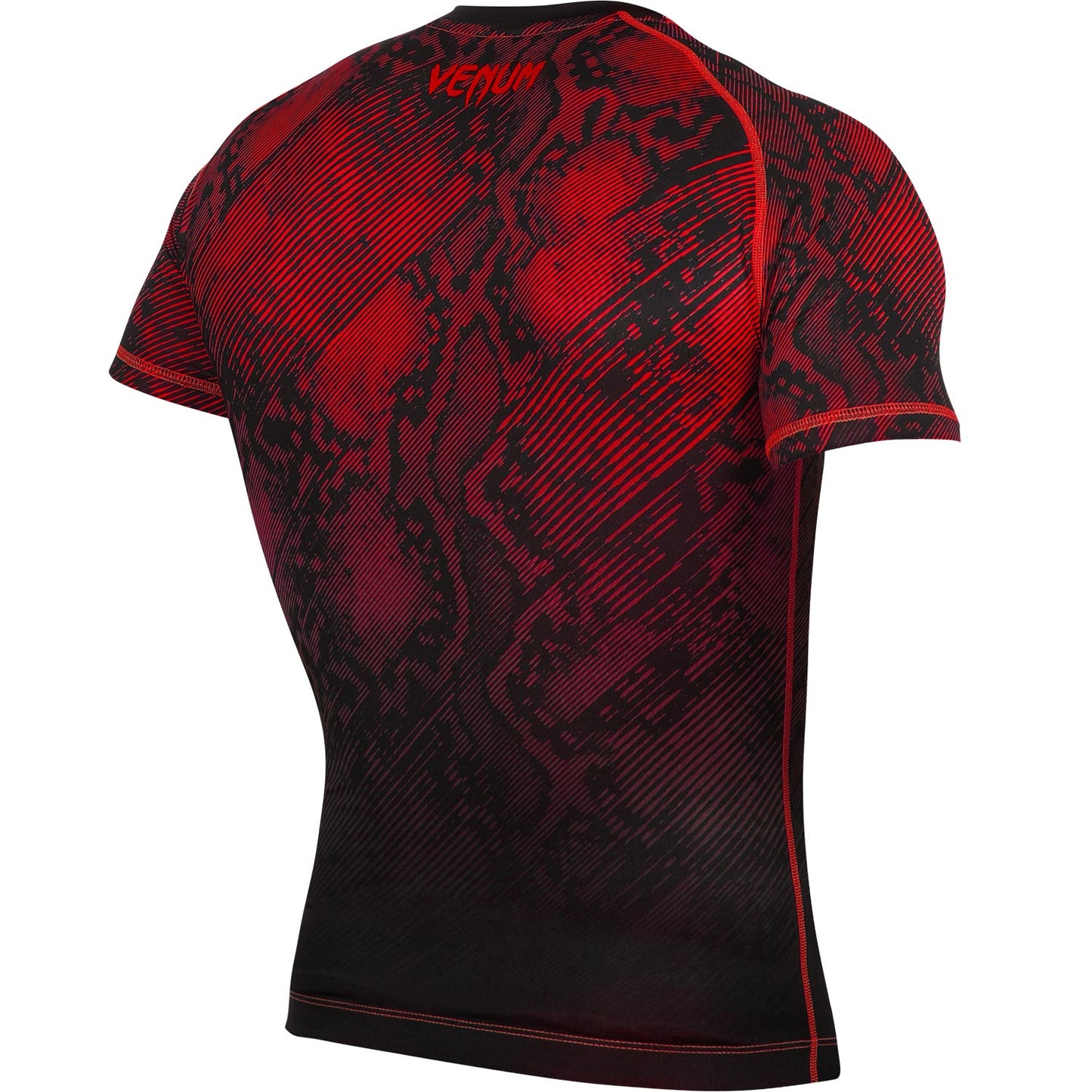 Venum Fusion Compression T-shirt - Short Sleeves - Black/Red