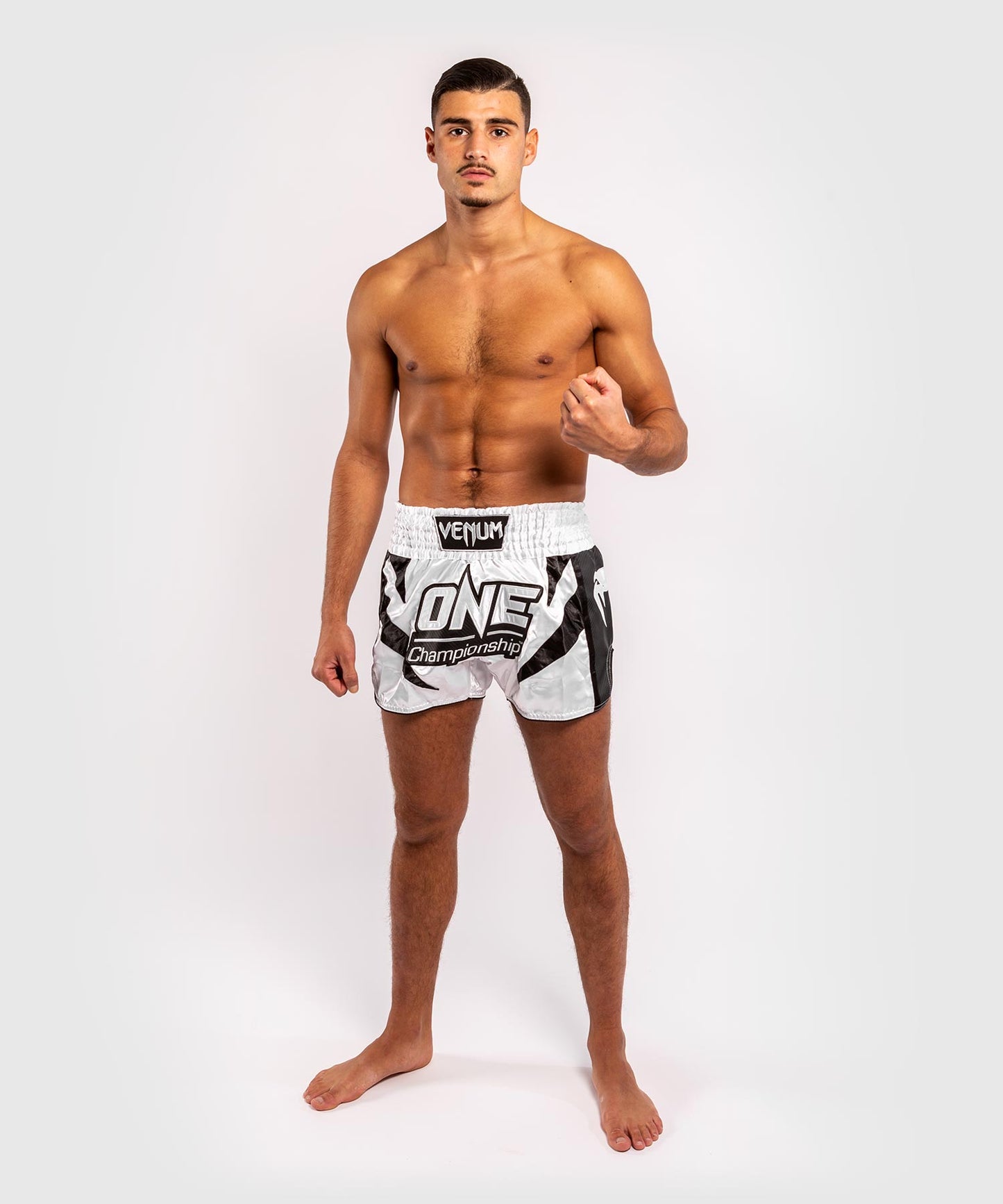 Venum x ONE FC Muay Thai Shorts - White/Black