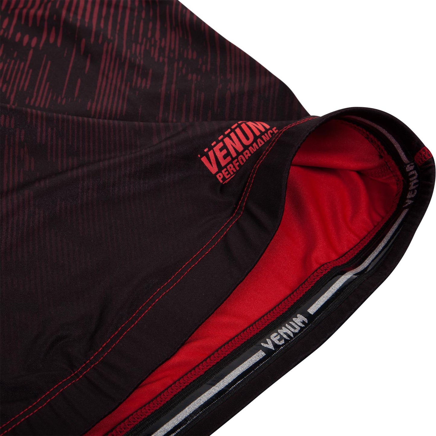 Venum Fusion Compression T-shirt - Long Sleeves - Black/Red