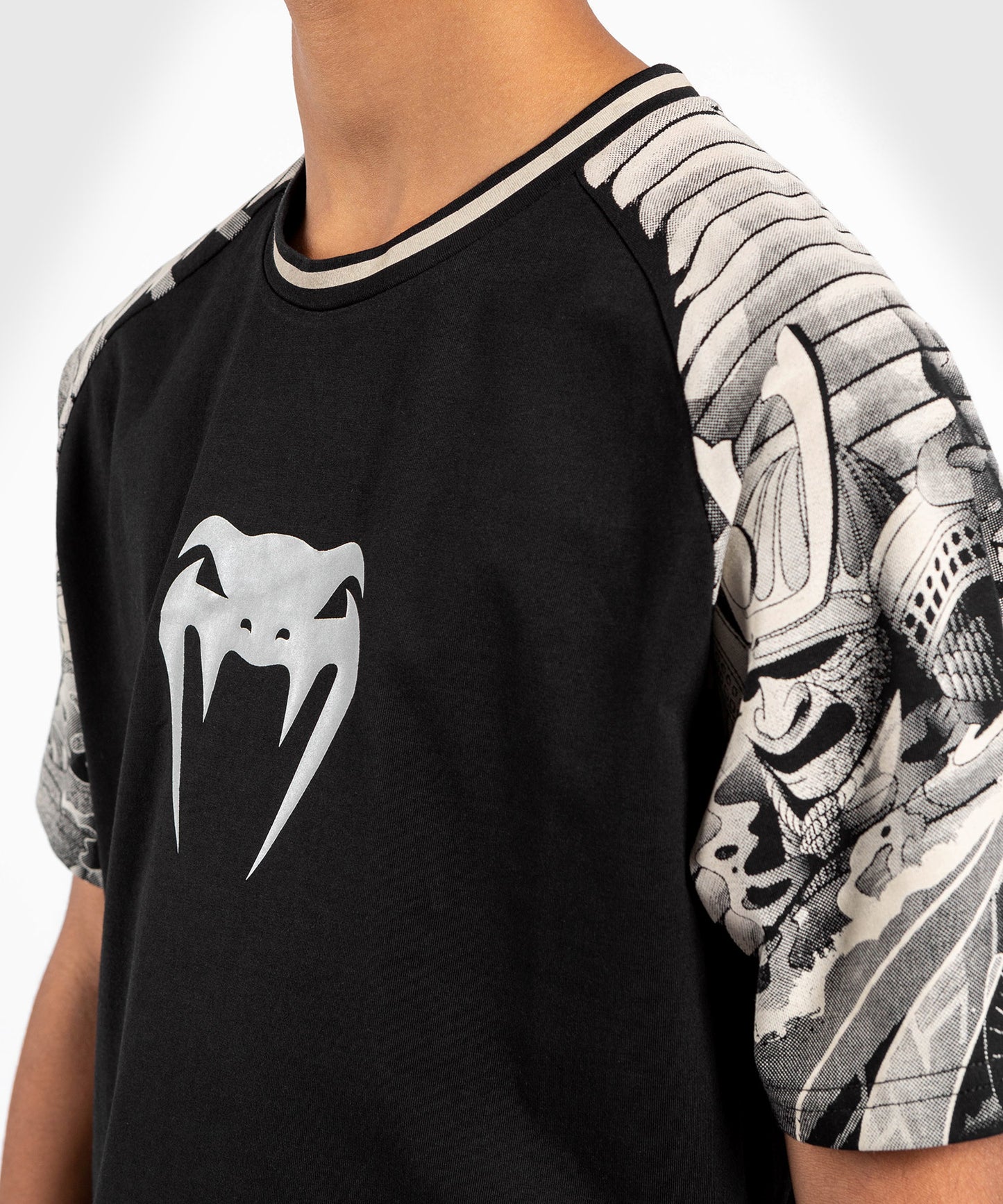 Venum YKZ21 Kids T-shirt – Black/White