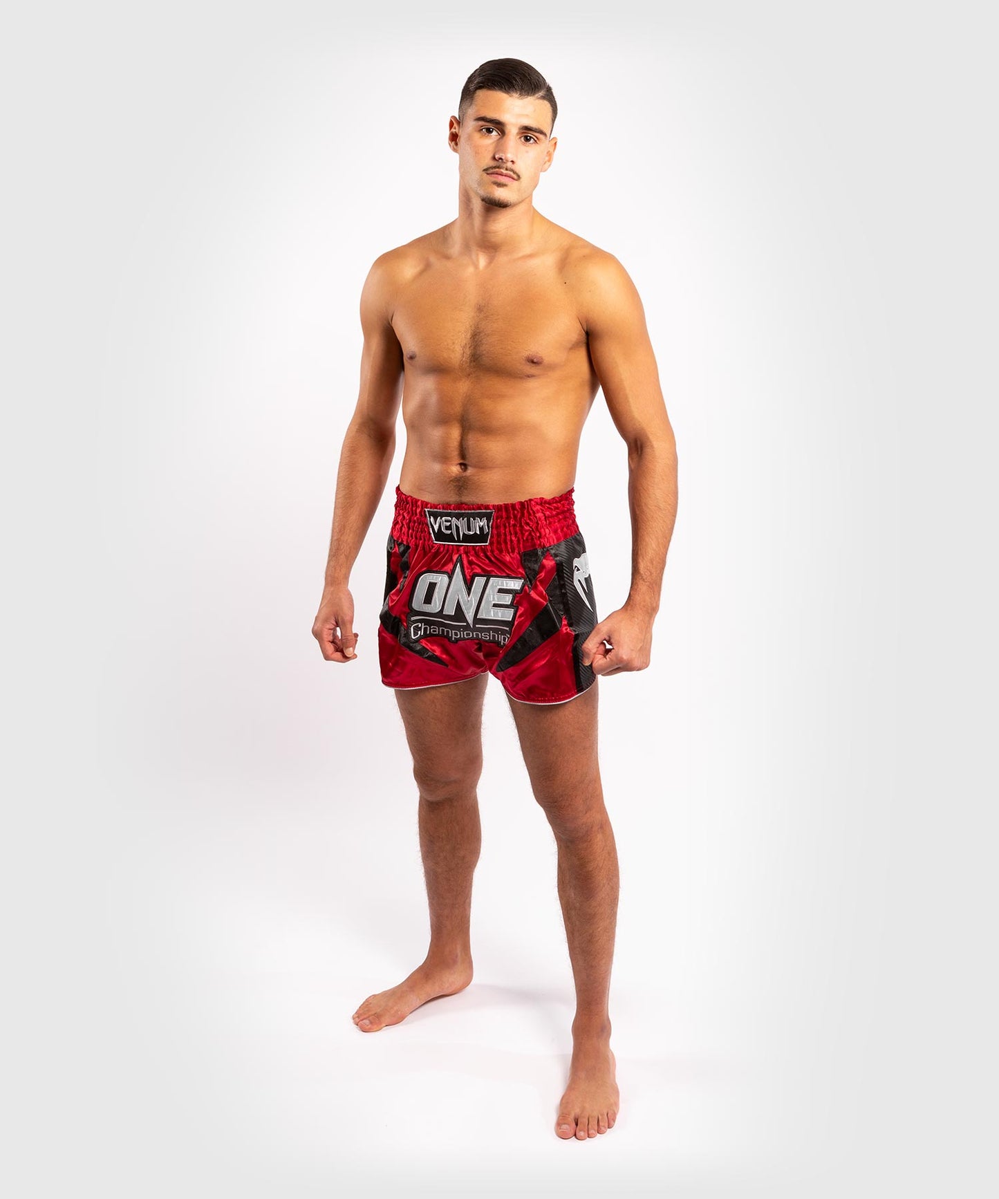 Venum x ONE FC Muay Thai Shorts - Red