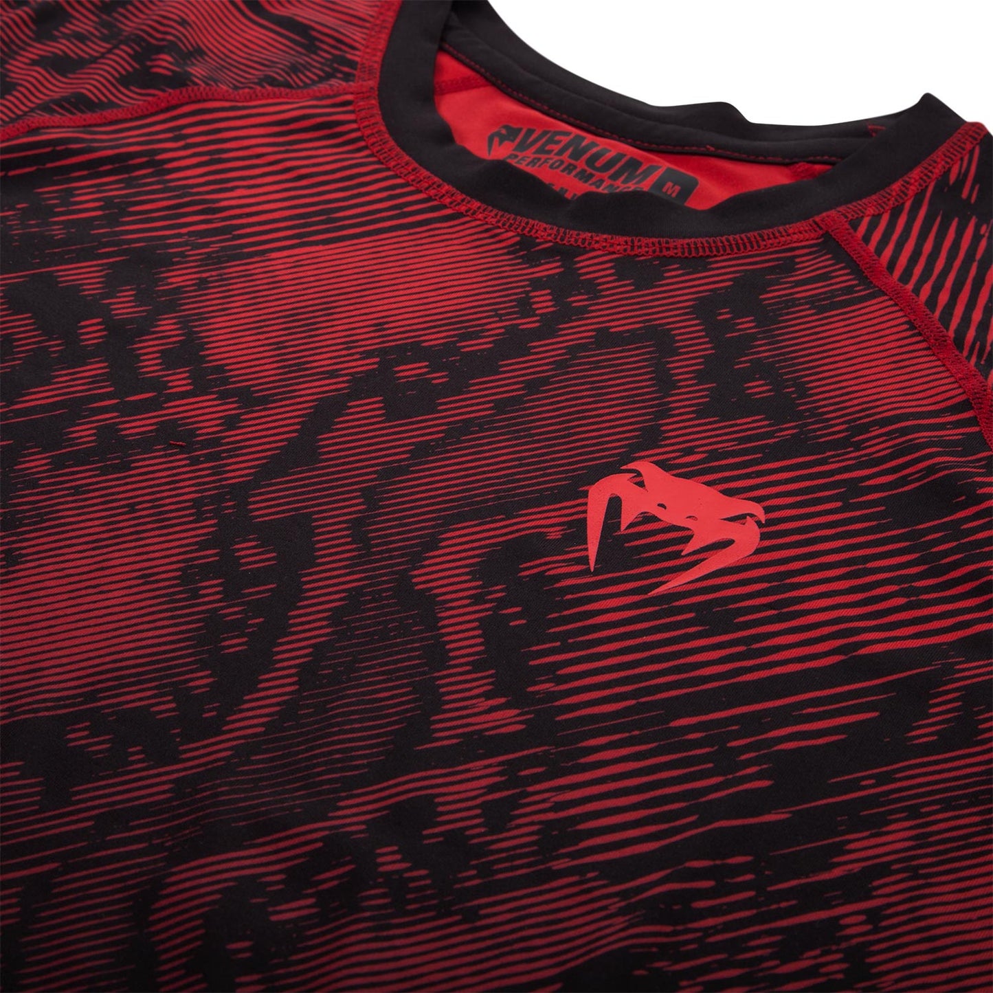 Venum Fusion Compression T-shirt - Short Sleeves - Black/Red