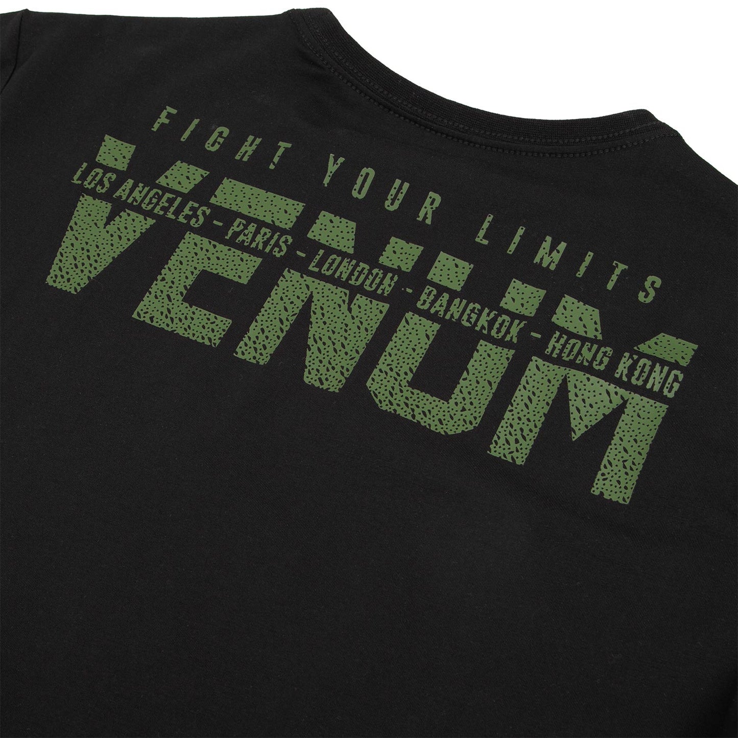 Venum Signature T-shirt - Short Sleeves - Black/Khaki - Exclusive