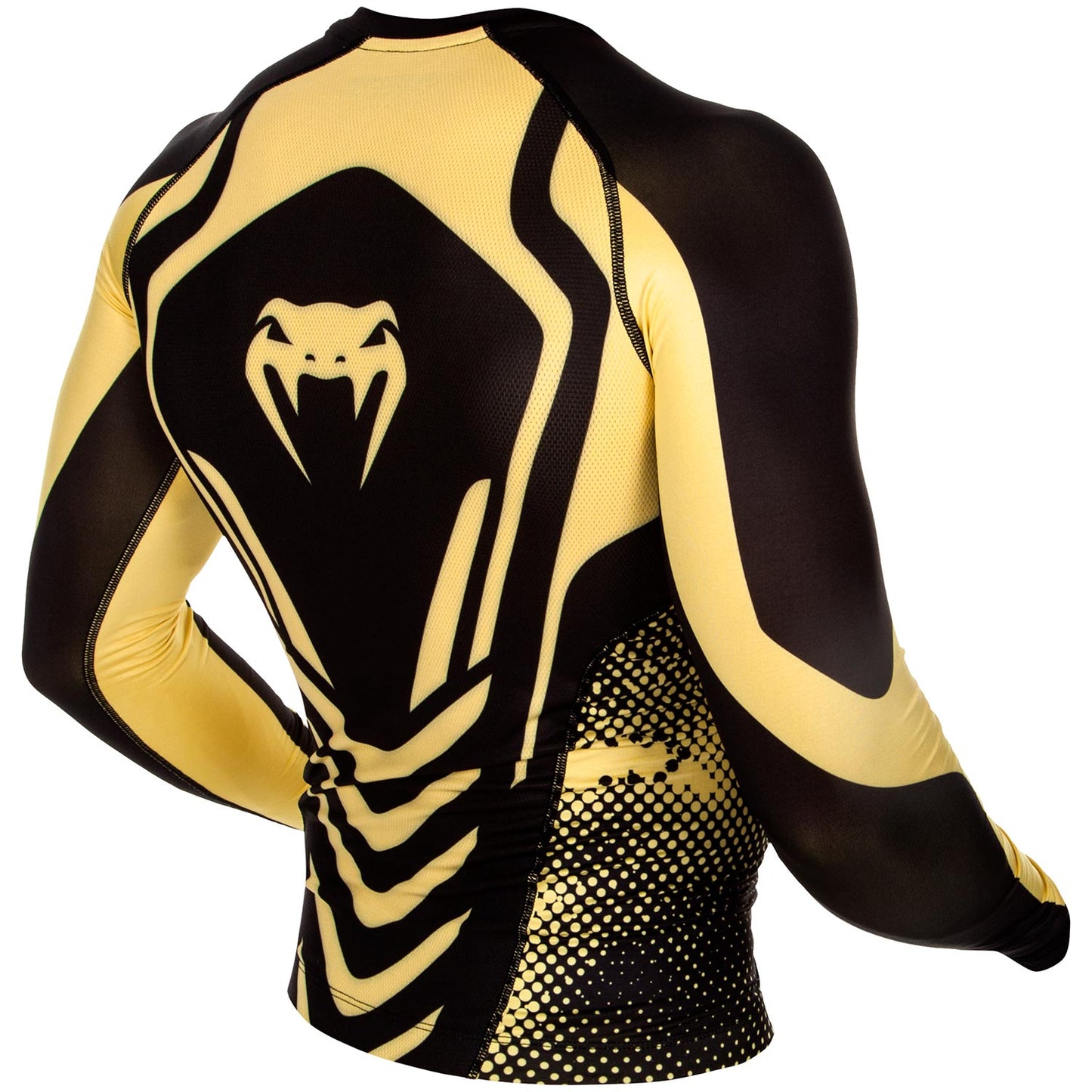 Venum Technical Compression T-shirt - Long Sleeves - Black/Yellow