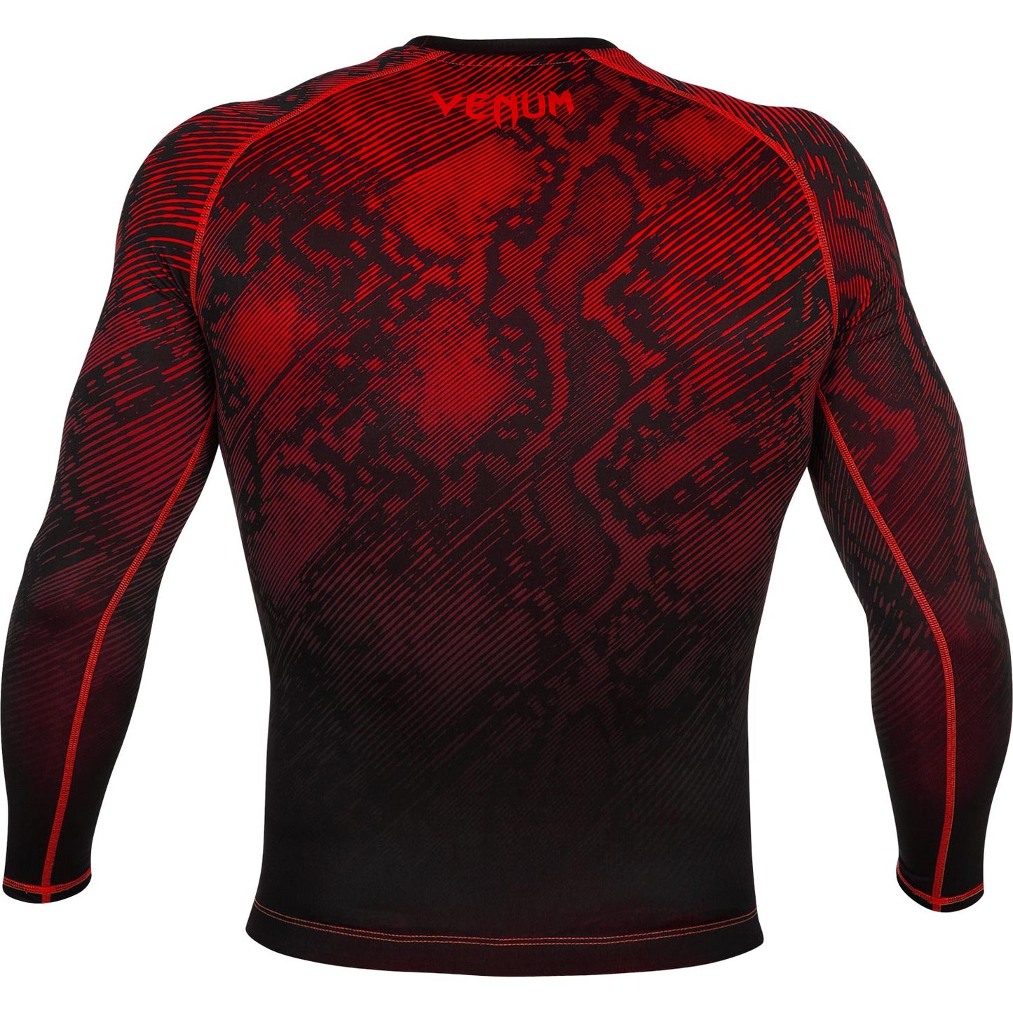 Venum Fusion Compression T-shirt - Long Sleeves - Black/Red